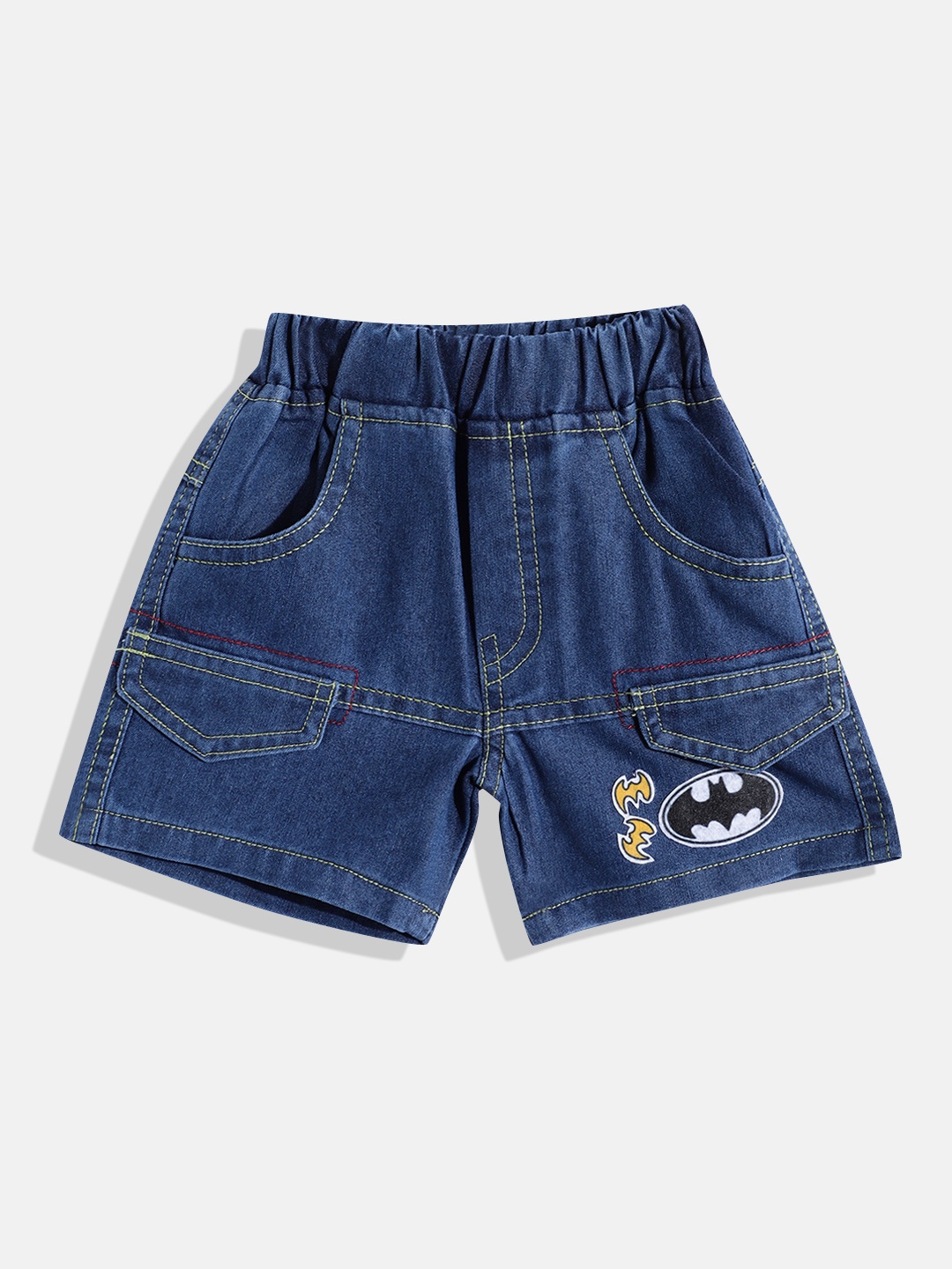 

Eteenz Boys Blue Batman Denim Shorts