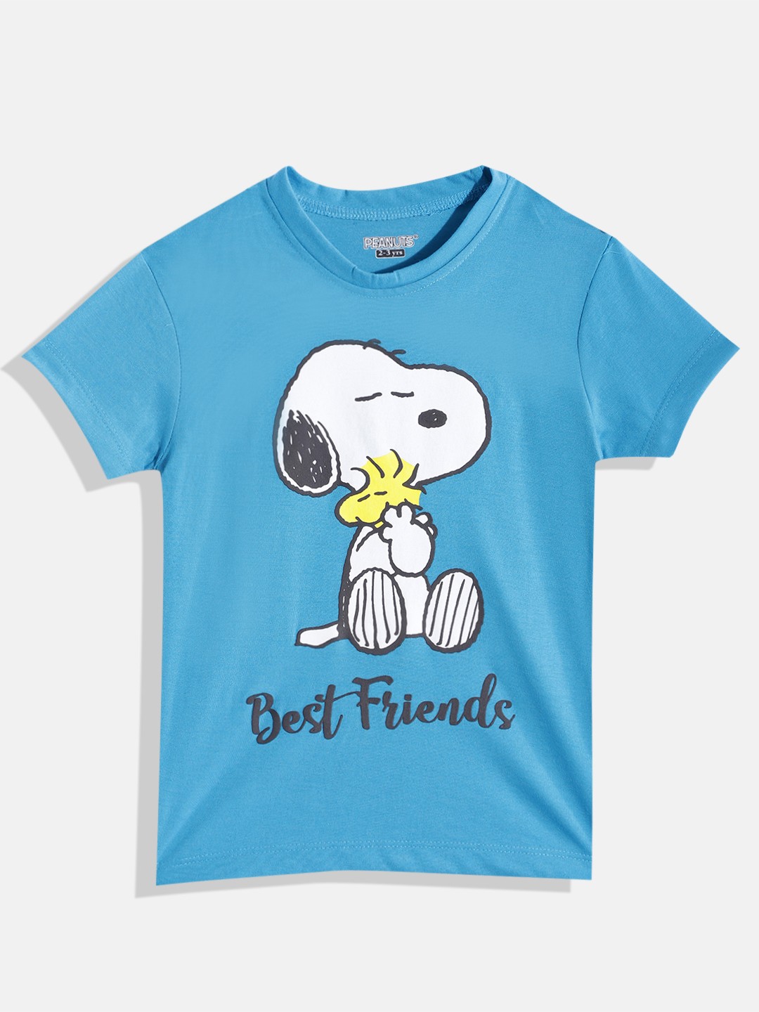 

Eteenz Girls Premium Cotton Snoopy Printed T-shirt, Blue
