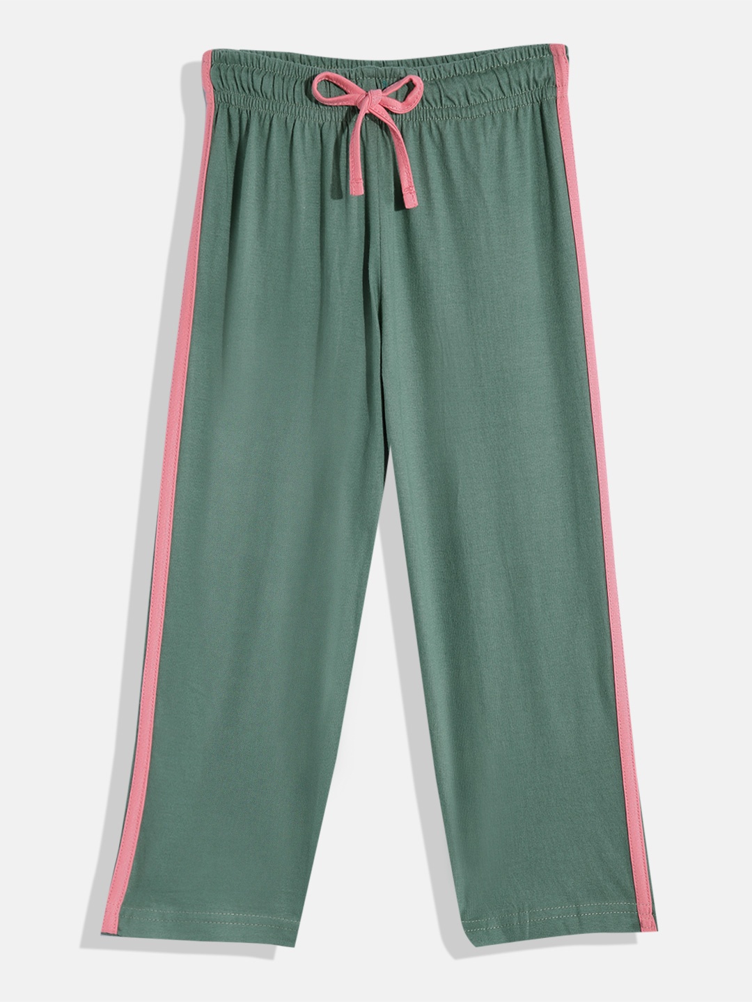 

Eteenz Kids Premium Cotton Track Pants, Green