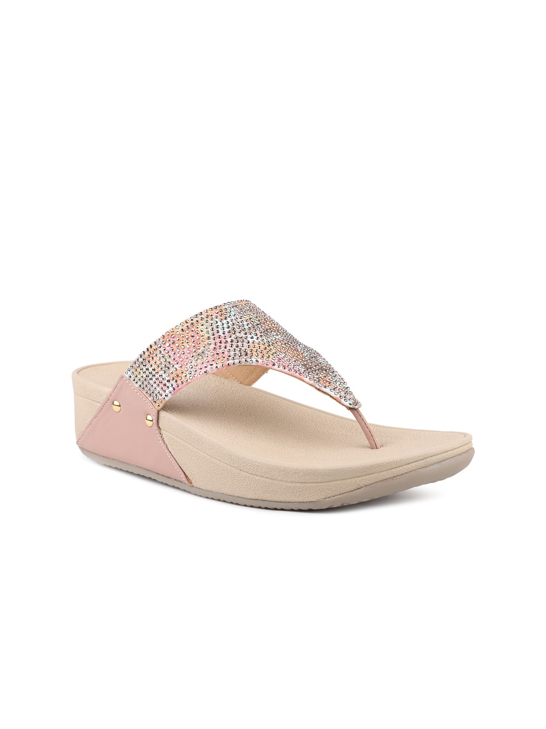 

Inc 5 Embellished Comfort Heels, Peach