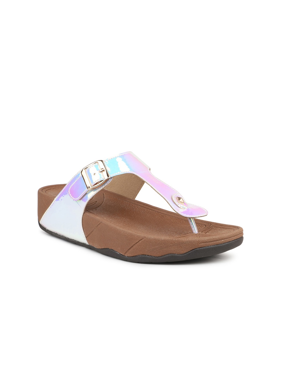 

Inc 5 Buckled T-Strap Comfort Heels, Pink