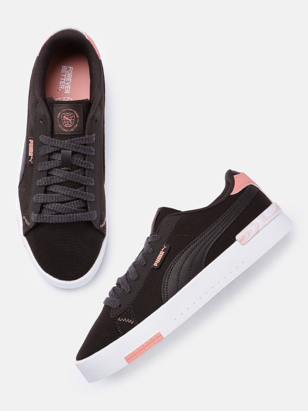 

Puma Women Jada Renew Better Leather Sustainable Sneakers, Grey