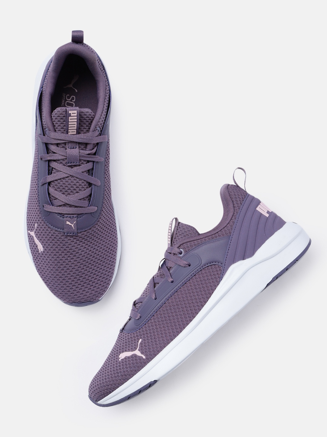 

Puma Women Solid Softride Flair Road Running Shoes, Mauve