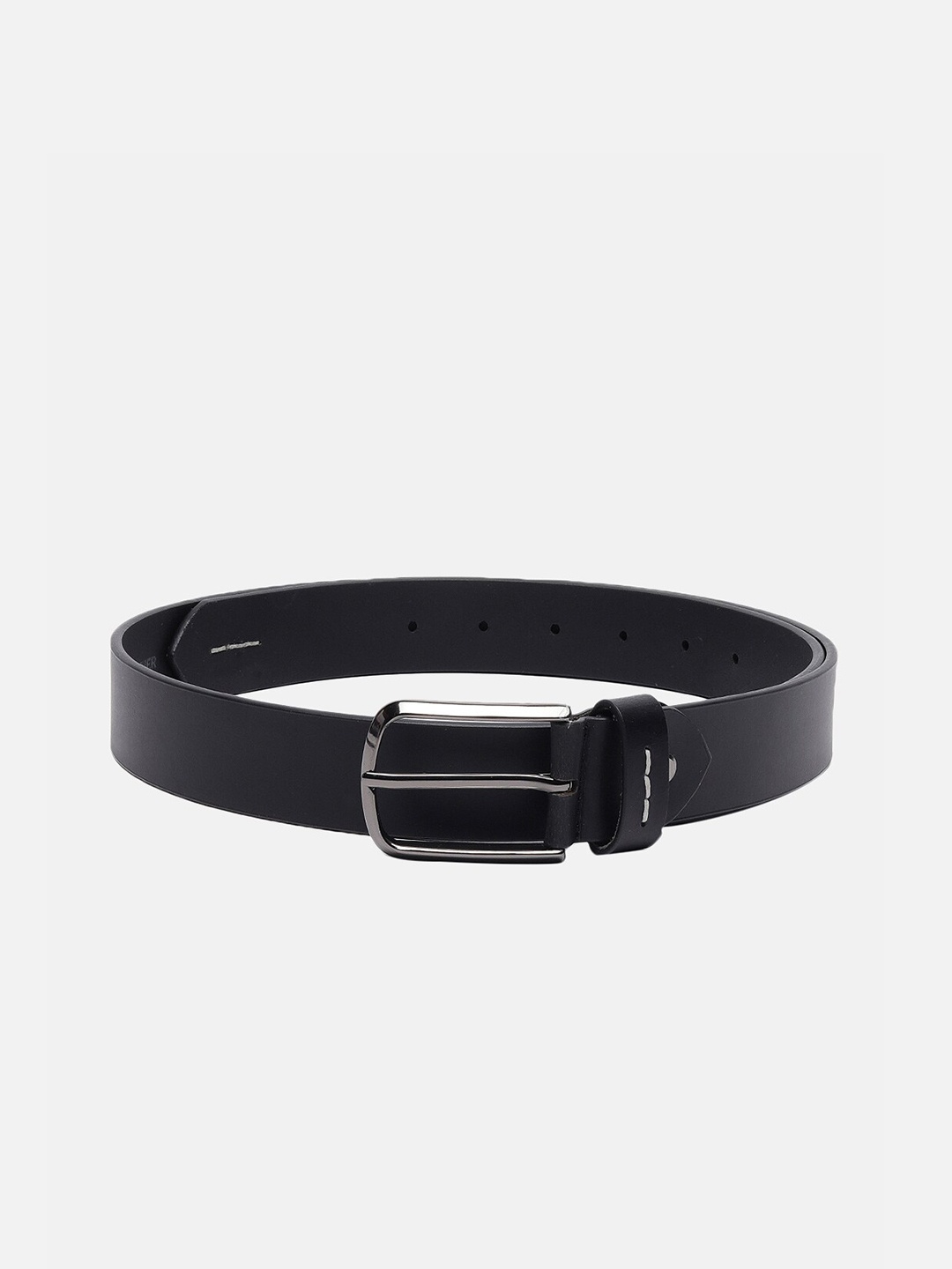 

Chennis Men Solid Leather Belt, Black