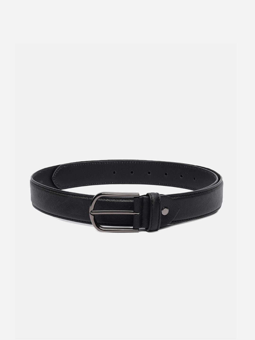 

Chennis Men Solid Leather Belt, Black