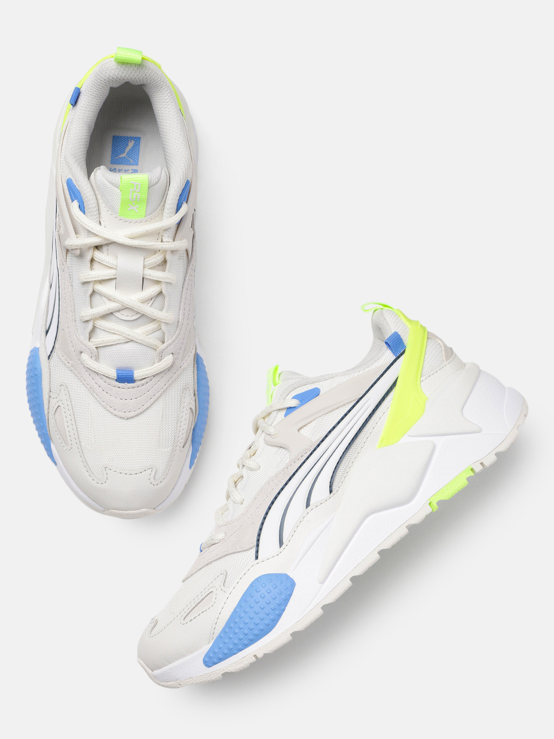 

Puma Unisex Colourblocked RS-X Efekt Turbo Sneakers, White