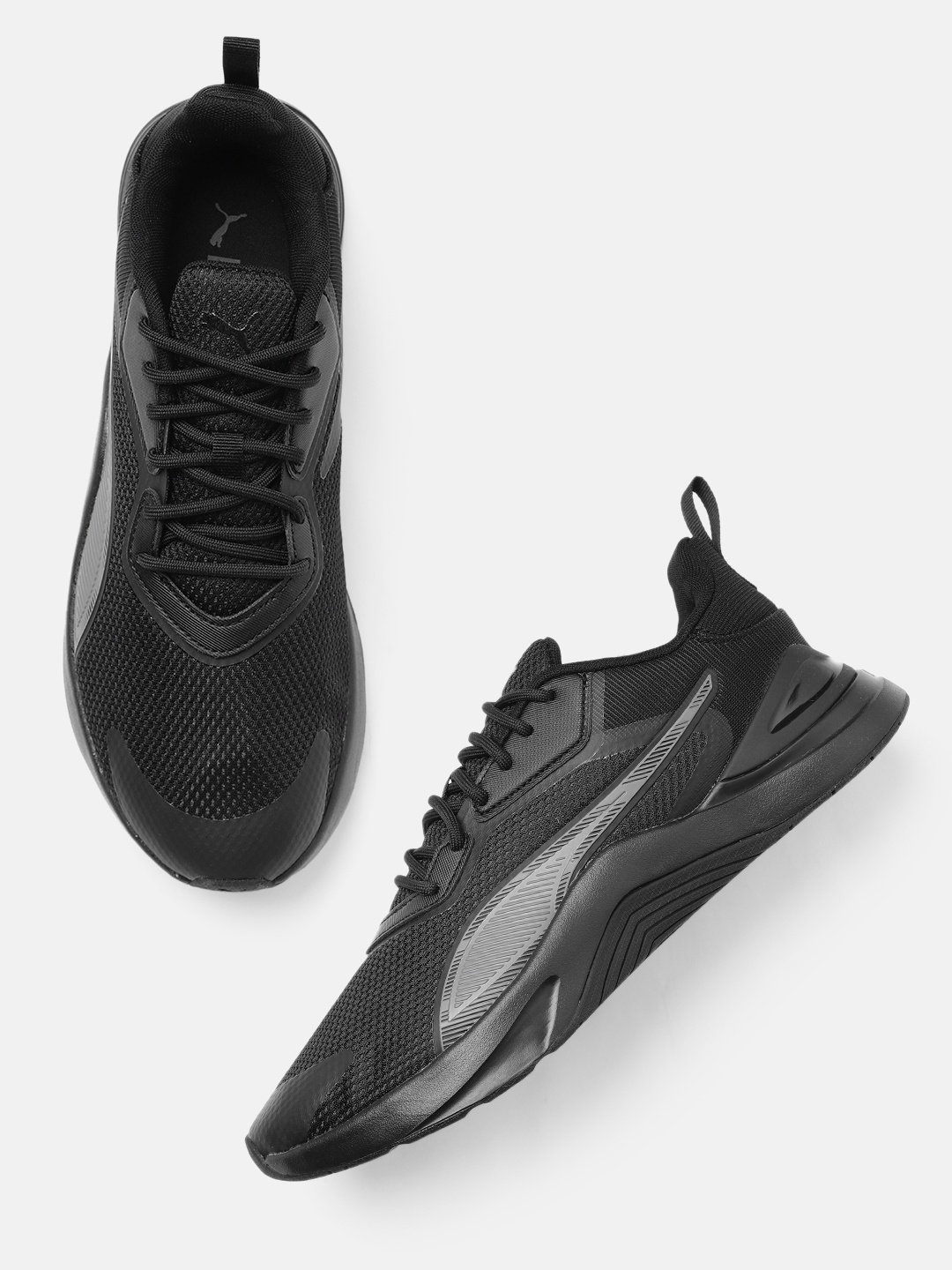 

Puma Unisex Solid Infusion Training Or Gym Shoes, Black