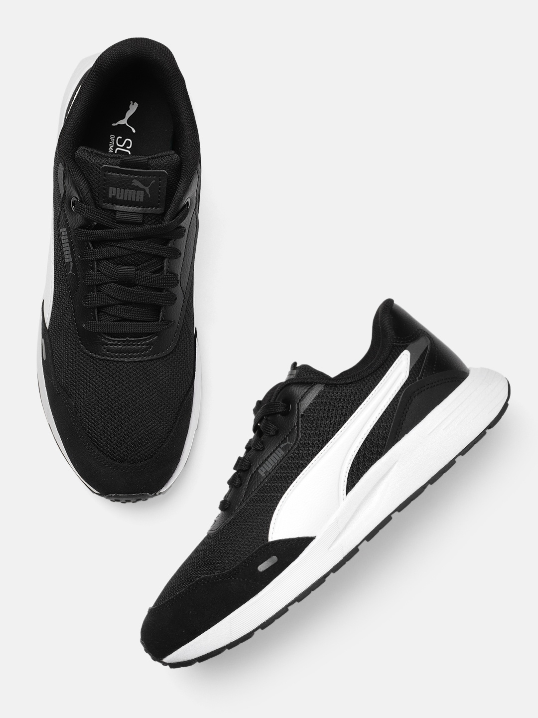 

Puma Unisex Runtamed Sneakers, Black