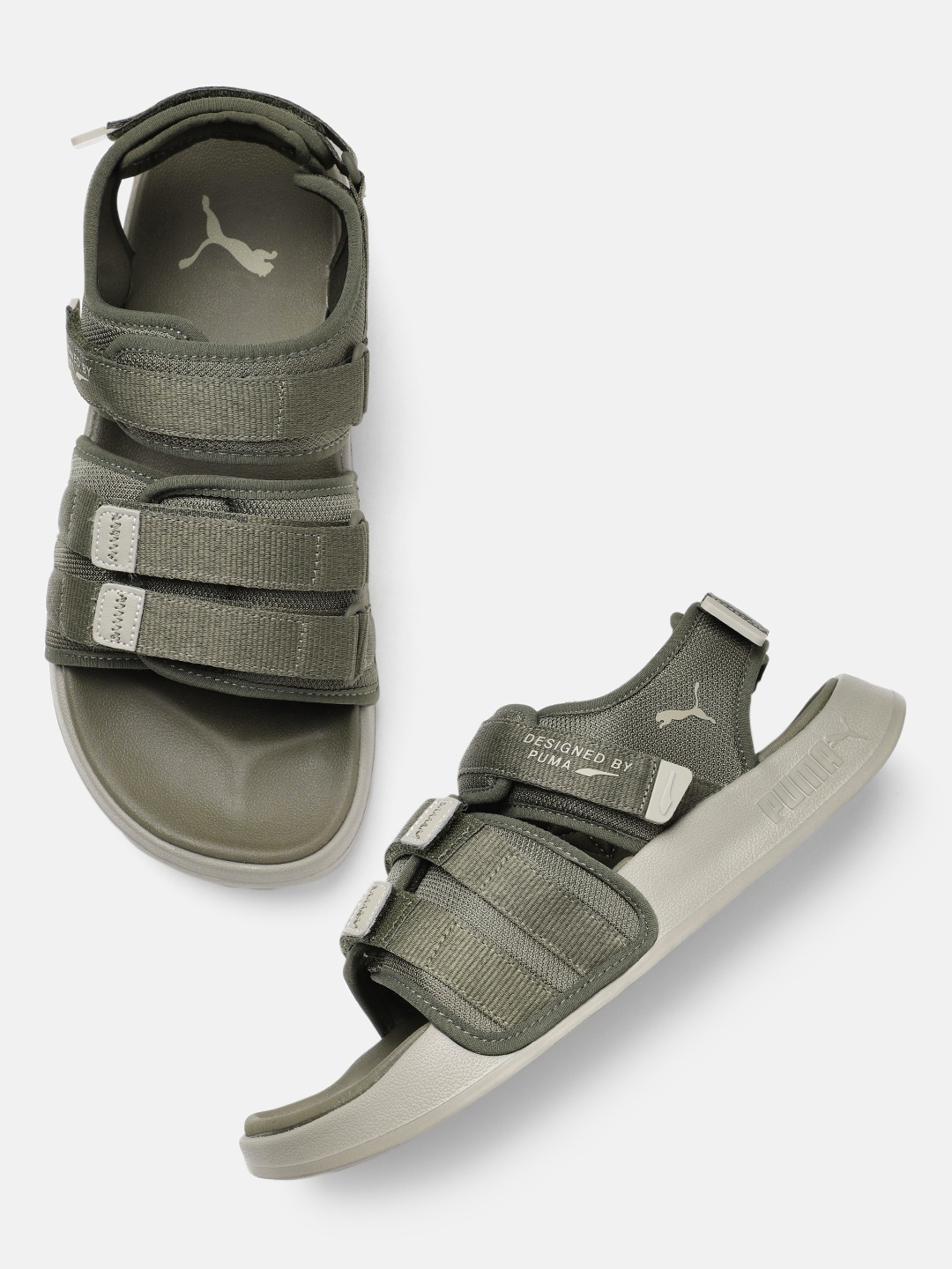

Puma Unisex Leadcat City Comfort Sandals, Olive