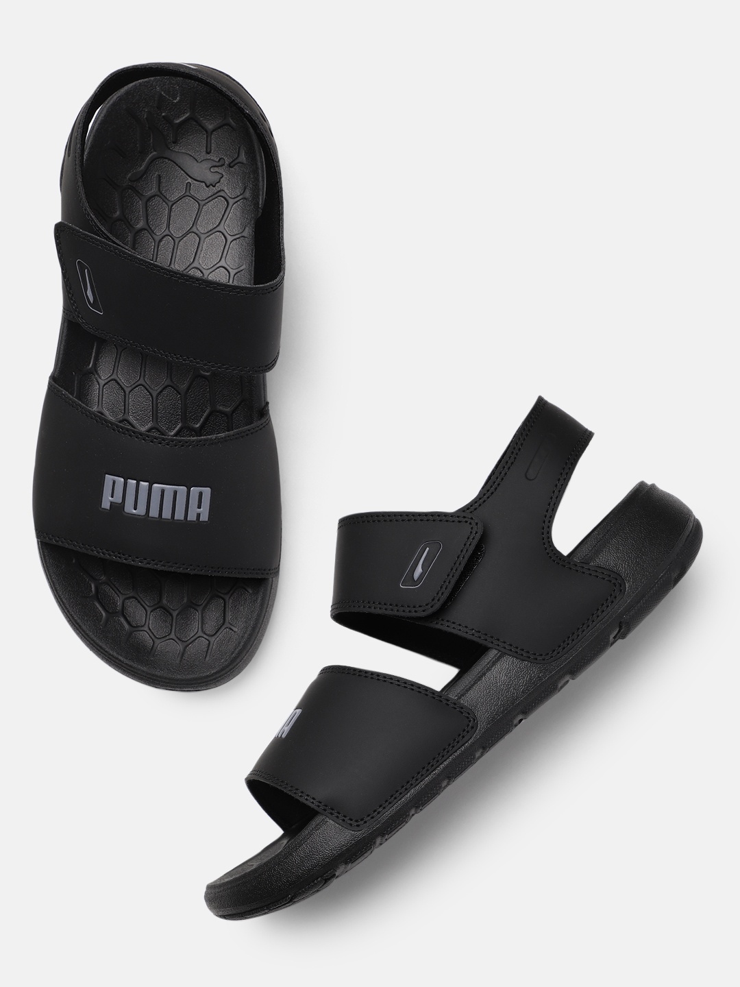 

Puma Unisex Softride Pure Comfort Sandals, Black