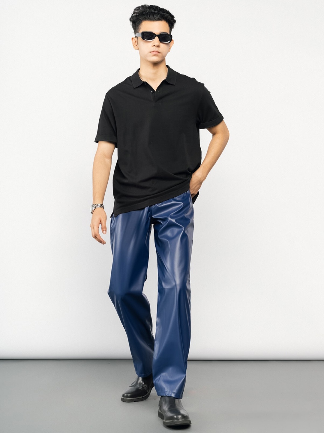 

FREAKINS Men Blue Straight Fit High-Rise Jeans