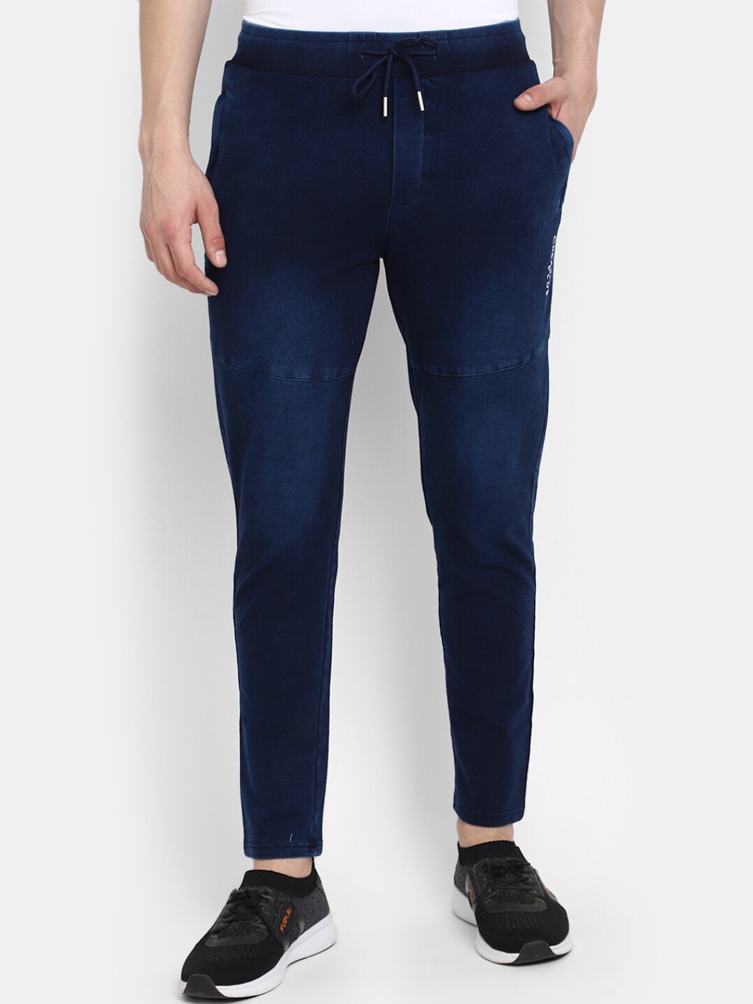 

V-Mart Men Cotton Sports Track Pants, Blue