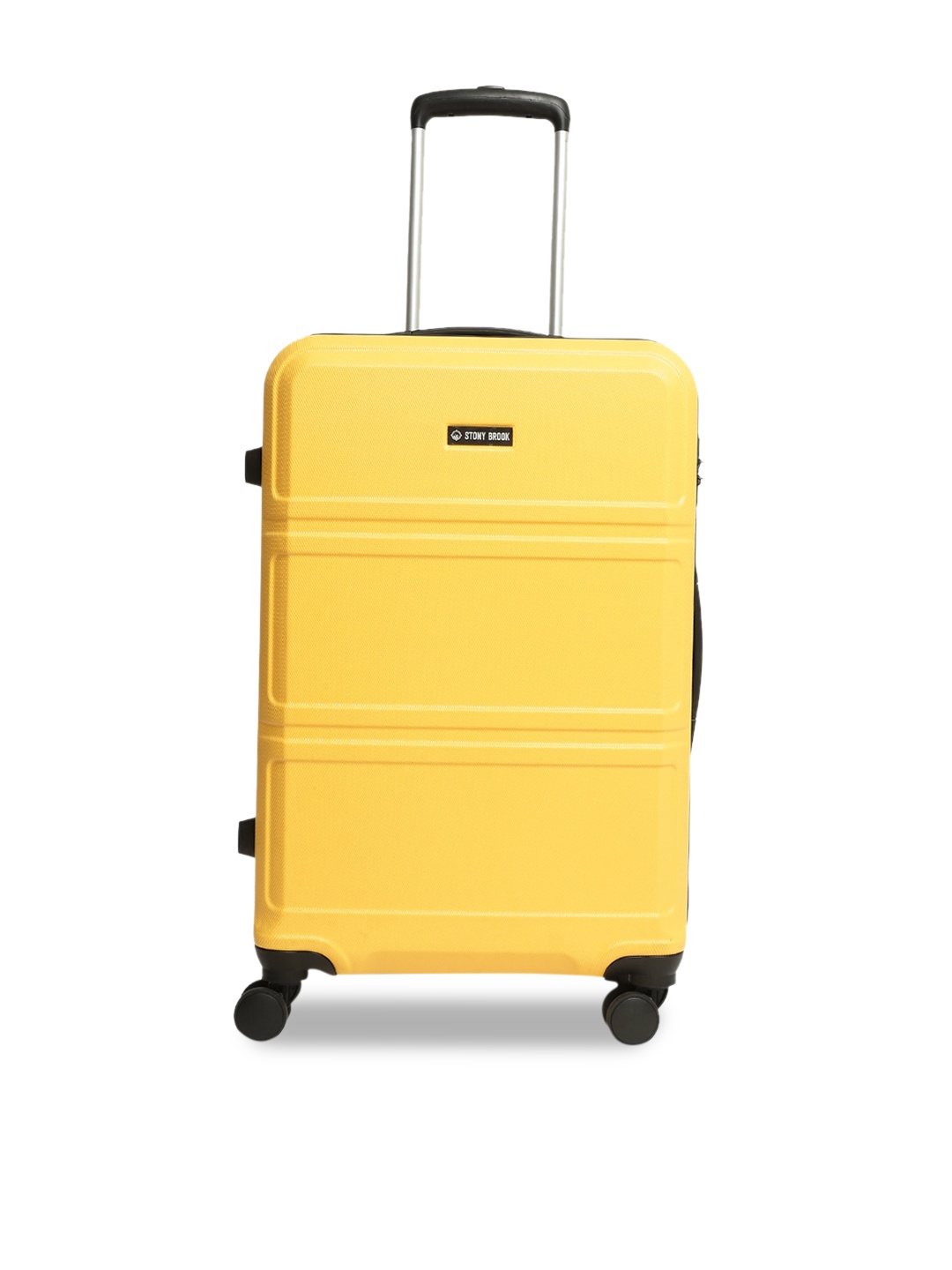 

Stony Brook by Nasher Miles Colourblocked Hard-Sided Medium Trolley Suitcase, Yellow