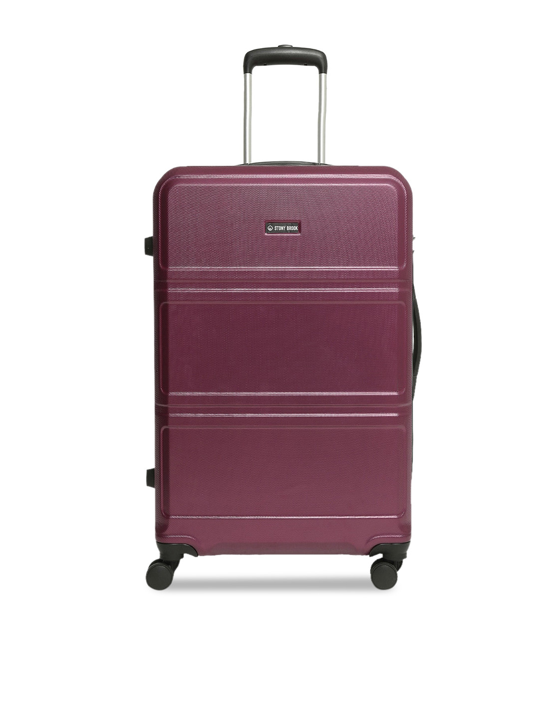 

Stony Brook by Nasher Miles Set Of 2 Colourblocked Hard-Sided Trolley Suitcase, Red