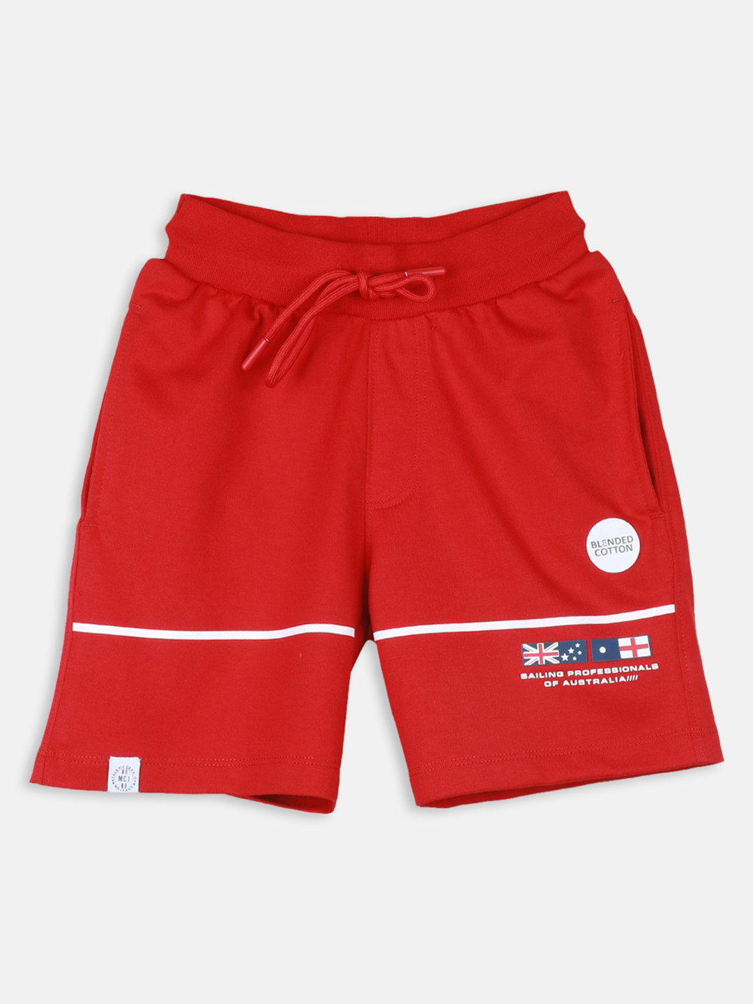 

Monte Carlo Boys Mid Rise Knitted Sports Shorts, Red