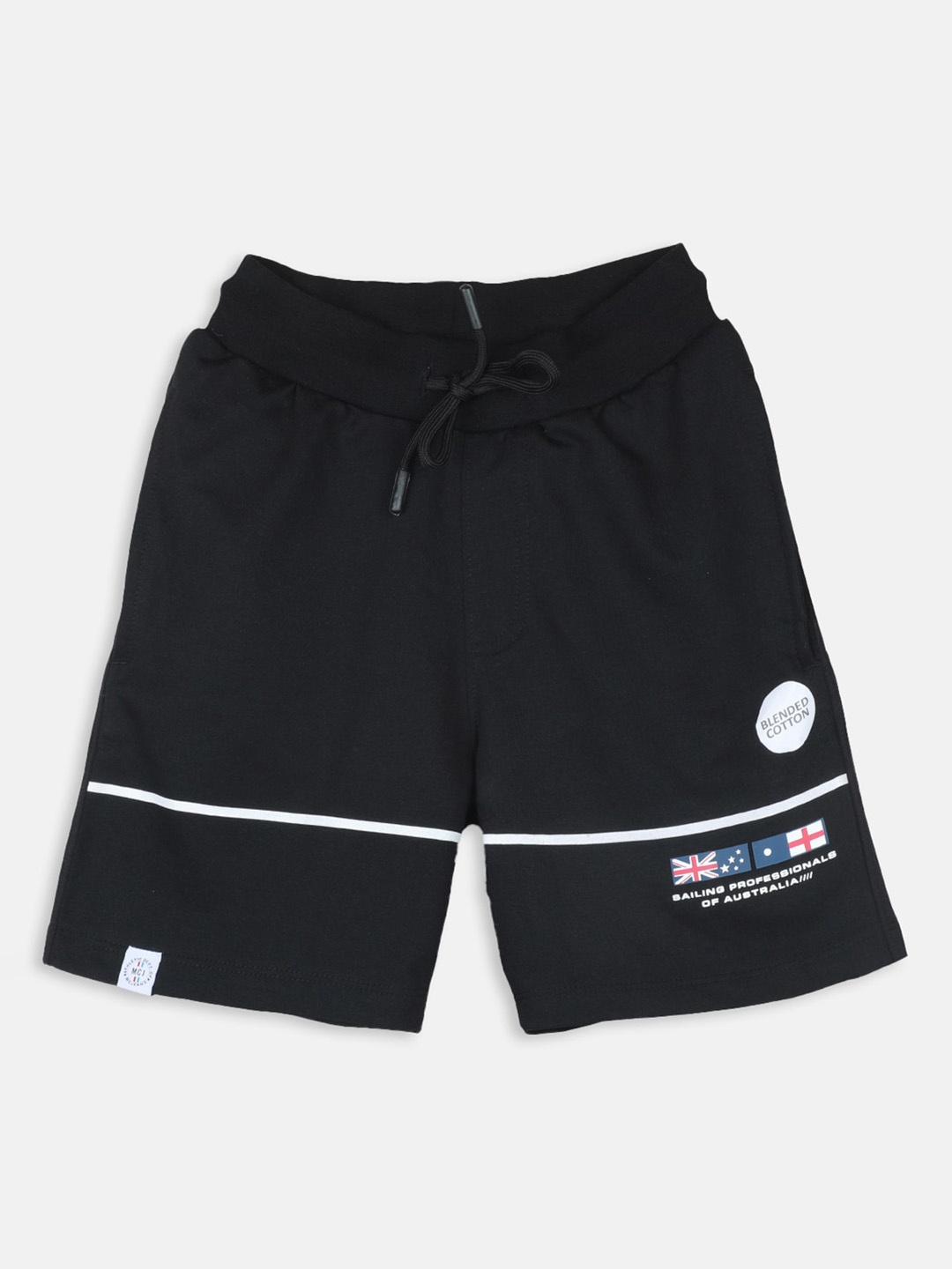 

Monte Carlo Boys Mid-Rise Knee Length Regular Shorts, Navy blue