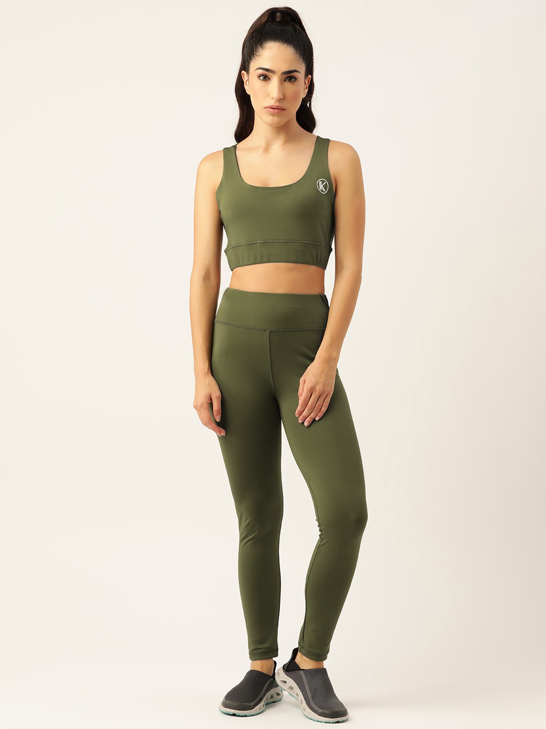 

Kotty Women Training & Gym High-Rise Tights, Green
