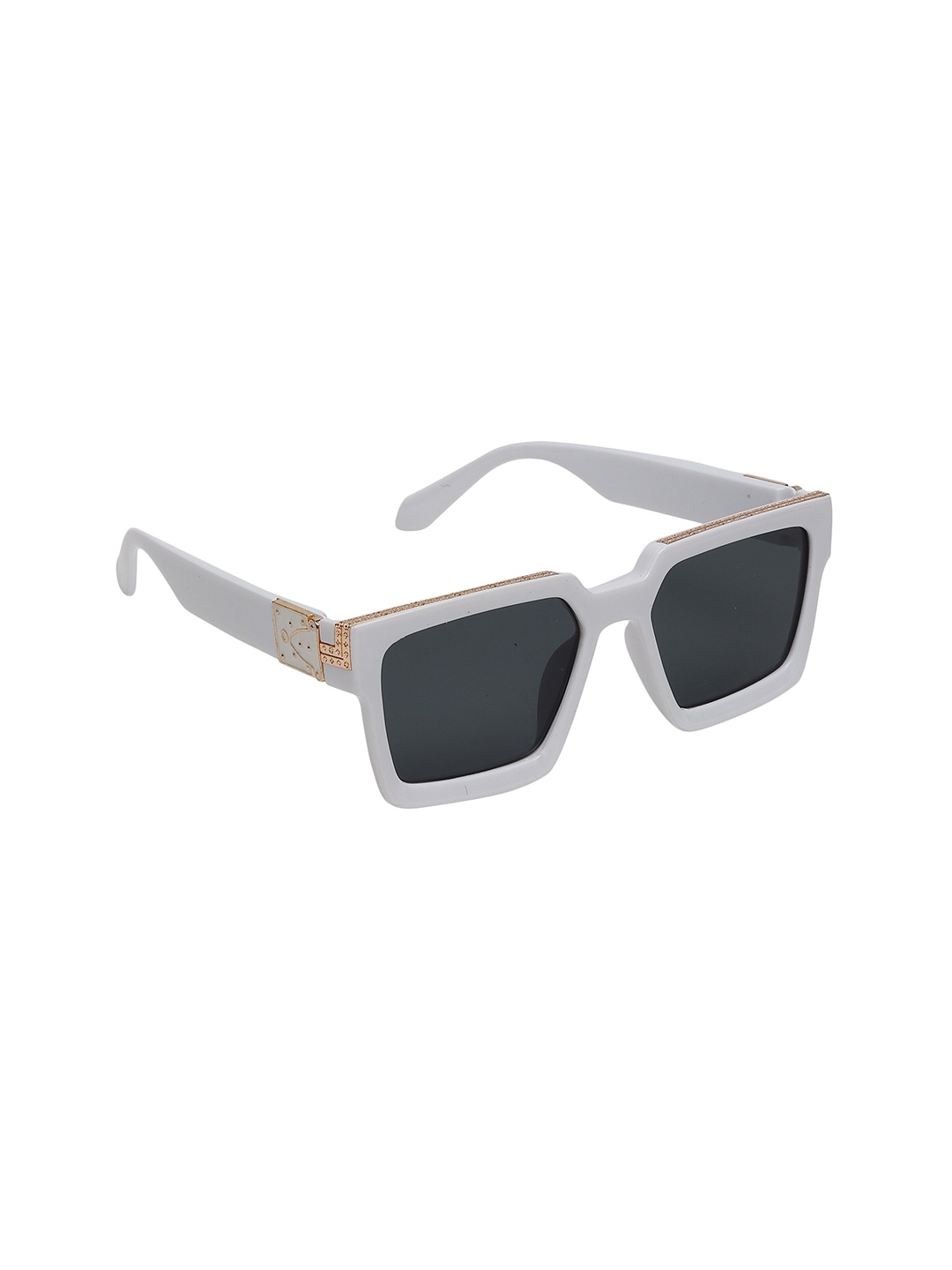 

Swiss Design Women Square Sunglasses with UV Protected Lens SDGSW-EDDY-07, Black
