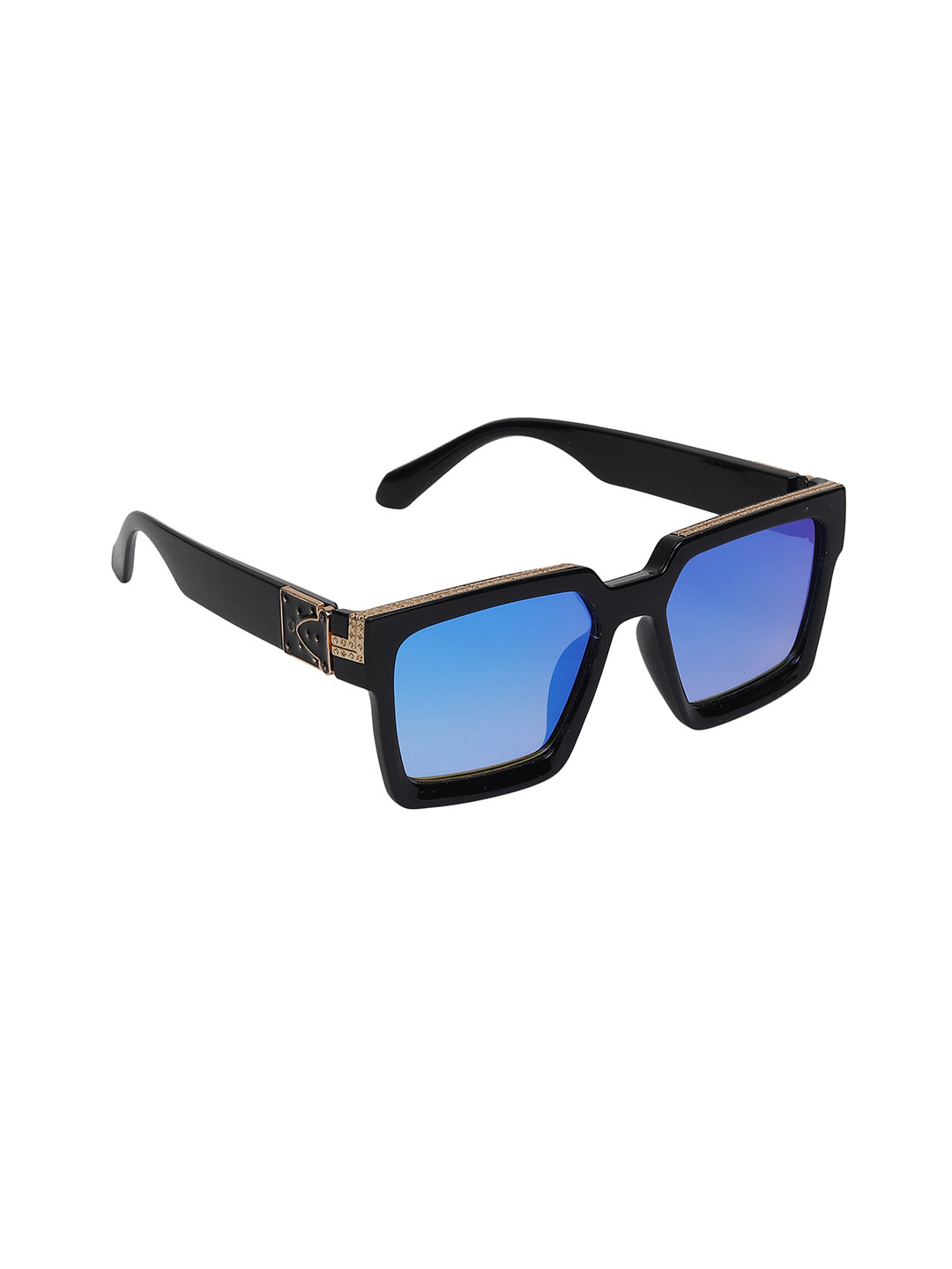 

Swiss Design Women Mirrored Square Sunglasses with UV Protected Lens SDGSW-CLIMB-03, Blue