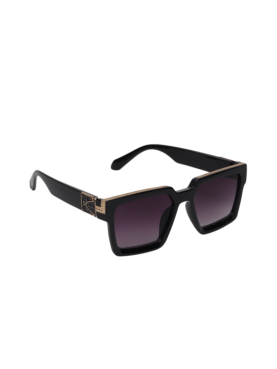

Swiss Design Women Square Sunglasses with UV Protected Lens SDGSW-CLIMB-02, Black