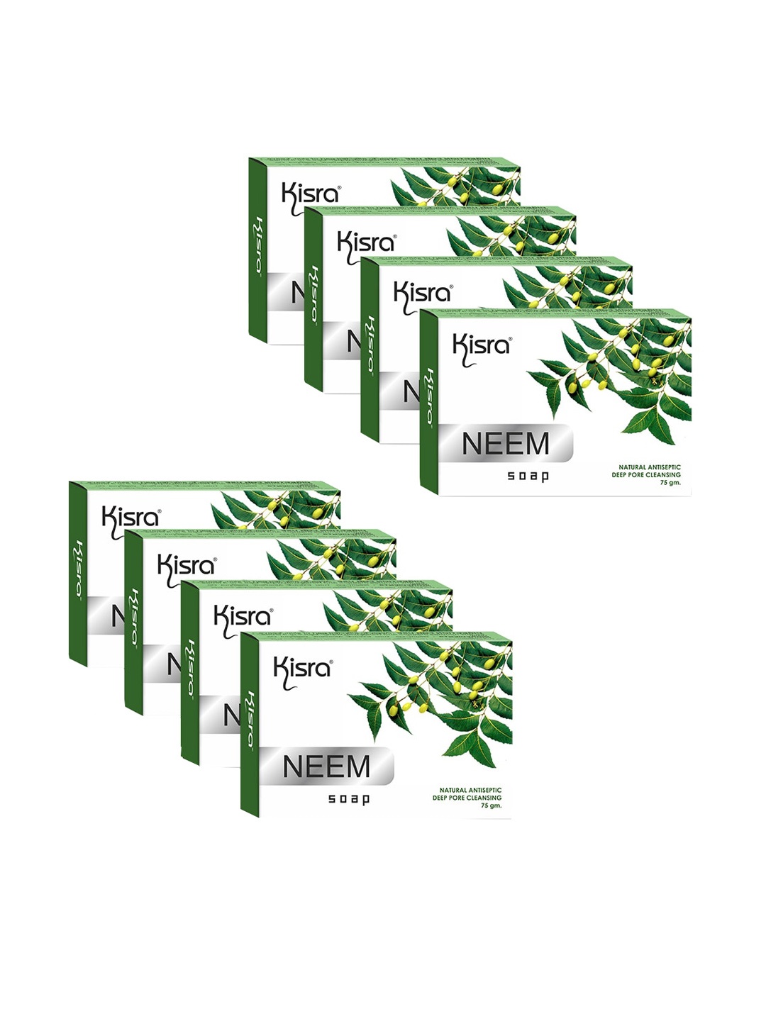 

KISRA Neem Soap Deep Pore Cleansing, White