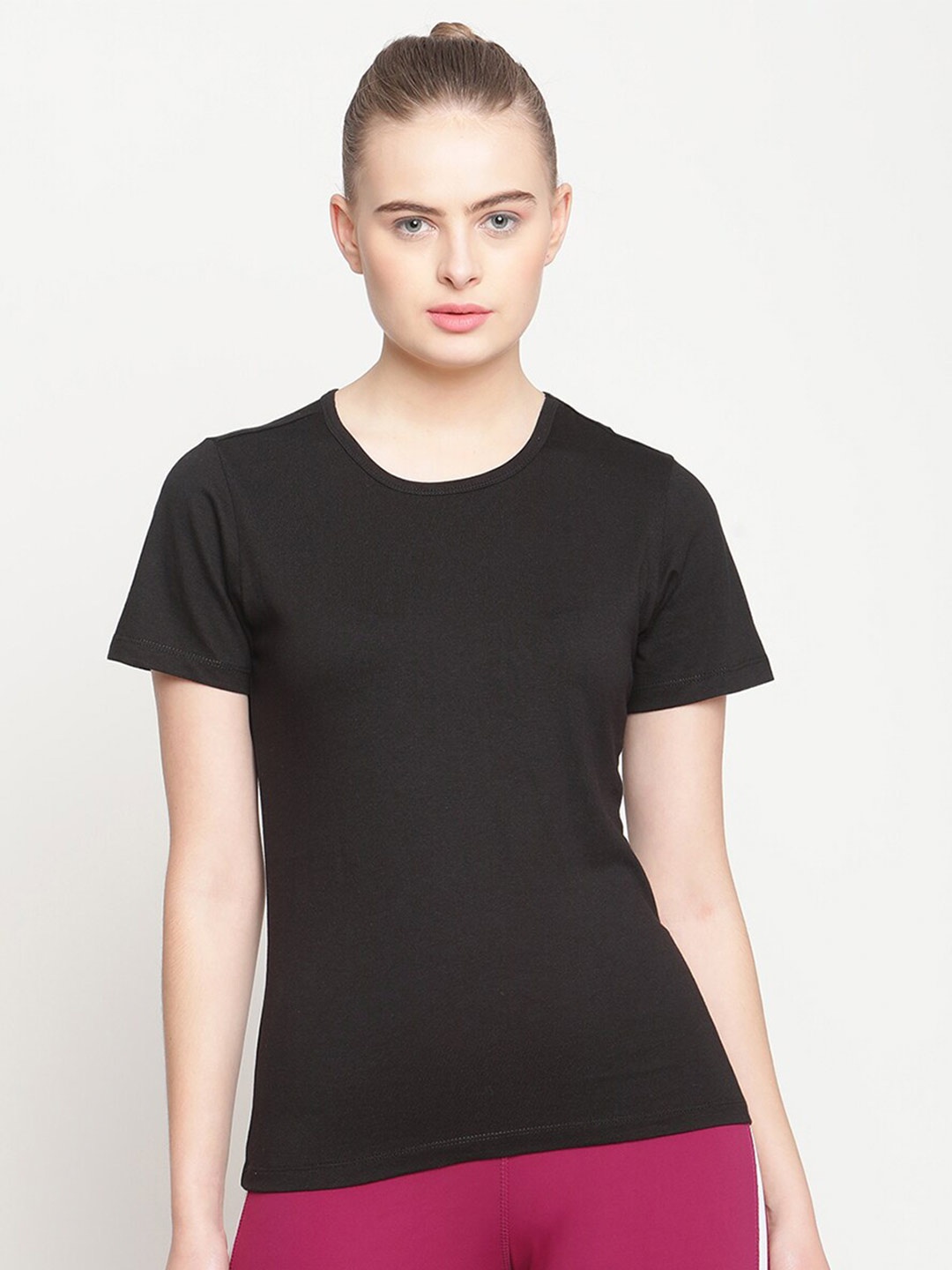 

COASTLAND Casual Cotton T-shirt, Black