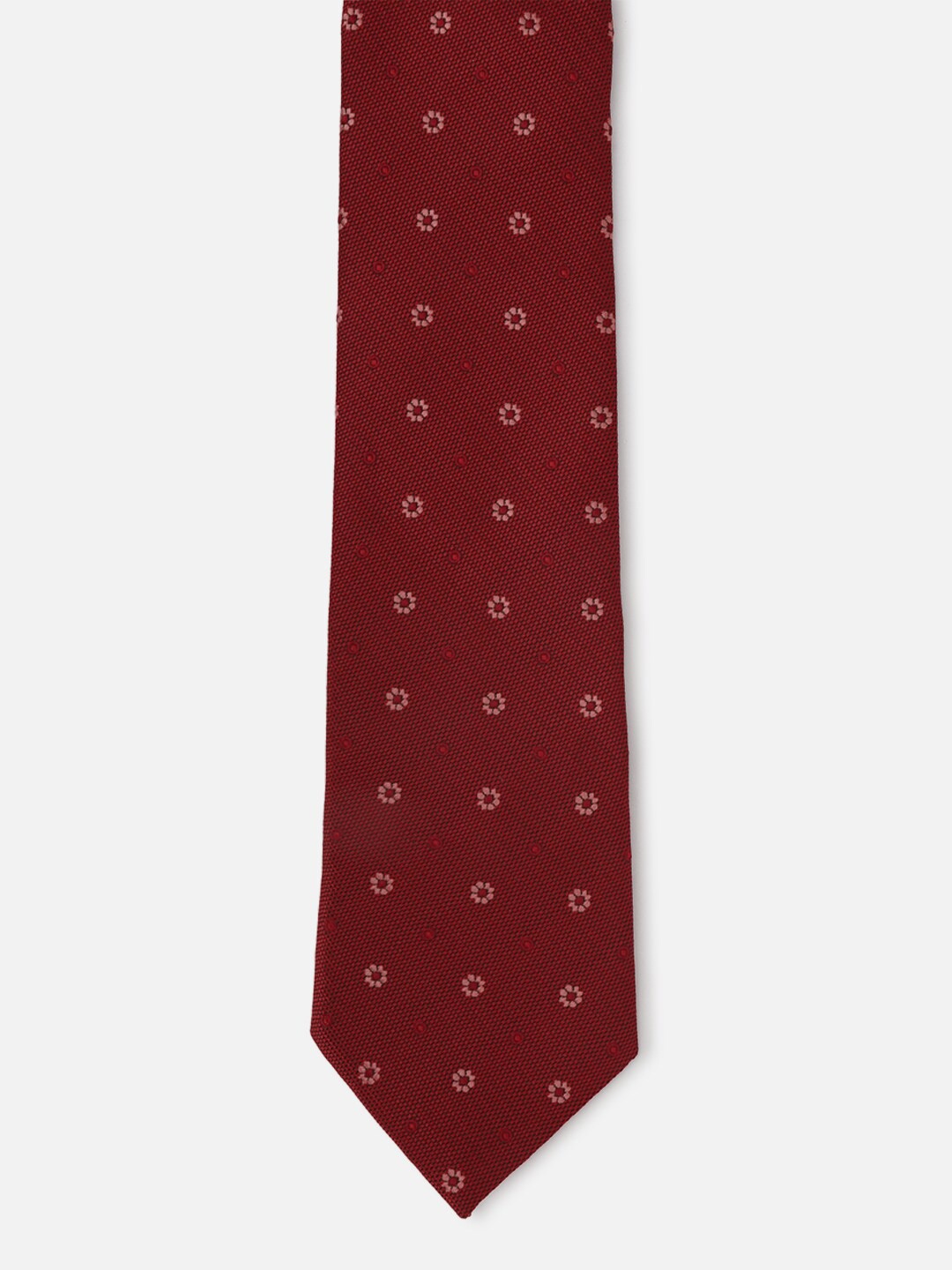 

Allen Solly Men Woven Design Broad Tie, Maroon