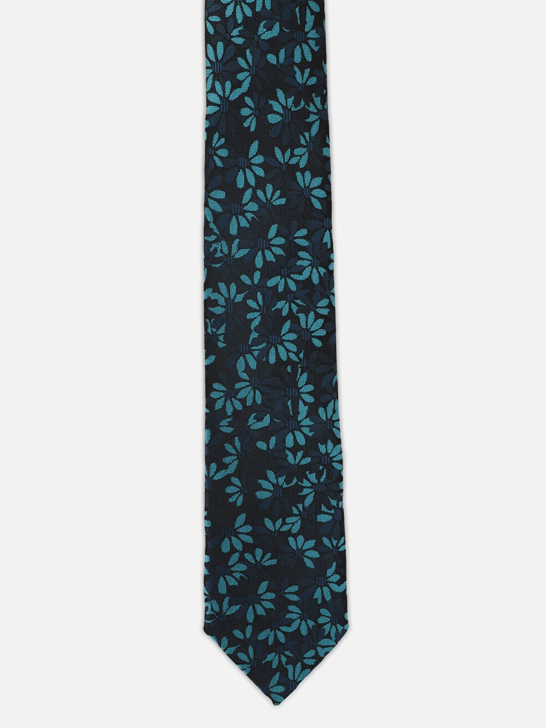 

Allen Solly Men Woven Design Broad Tie, Navy blue