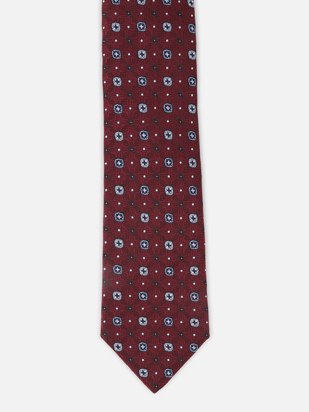 

Allen Solly Men Woven Design Broad Tie, Maroon