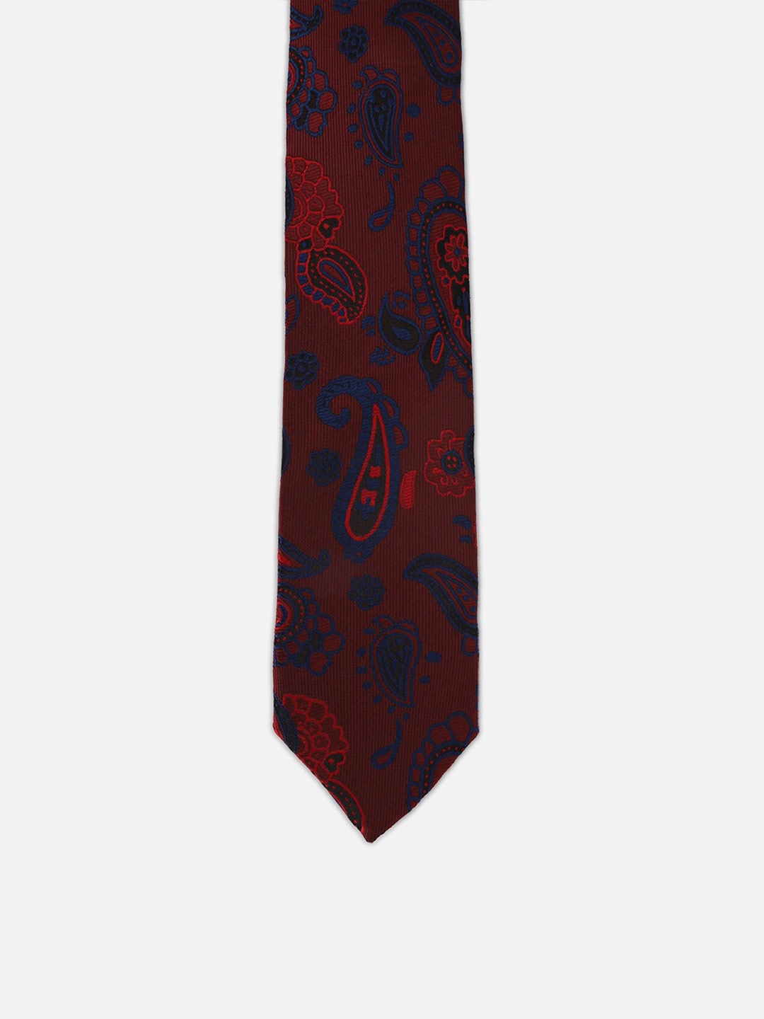 

Allen Solly Men Woven Design Broad Tie, Maroon