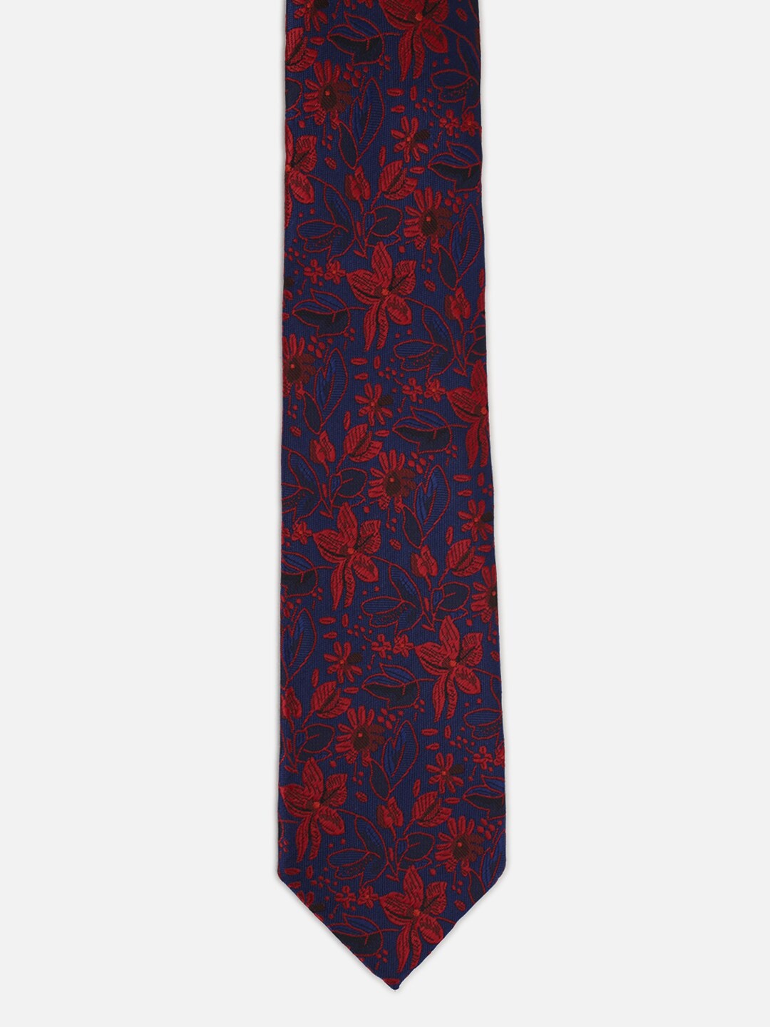 

Allen Solly Men Woven Design Broad Tie, Navy blue