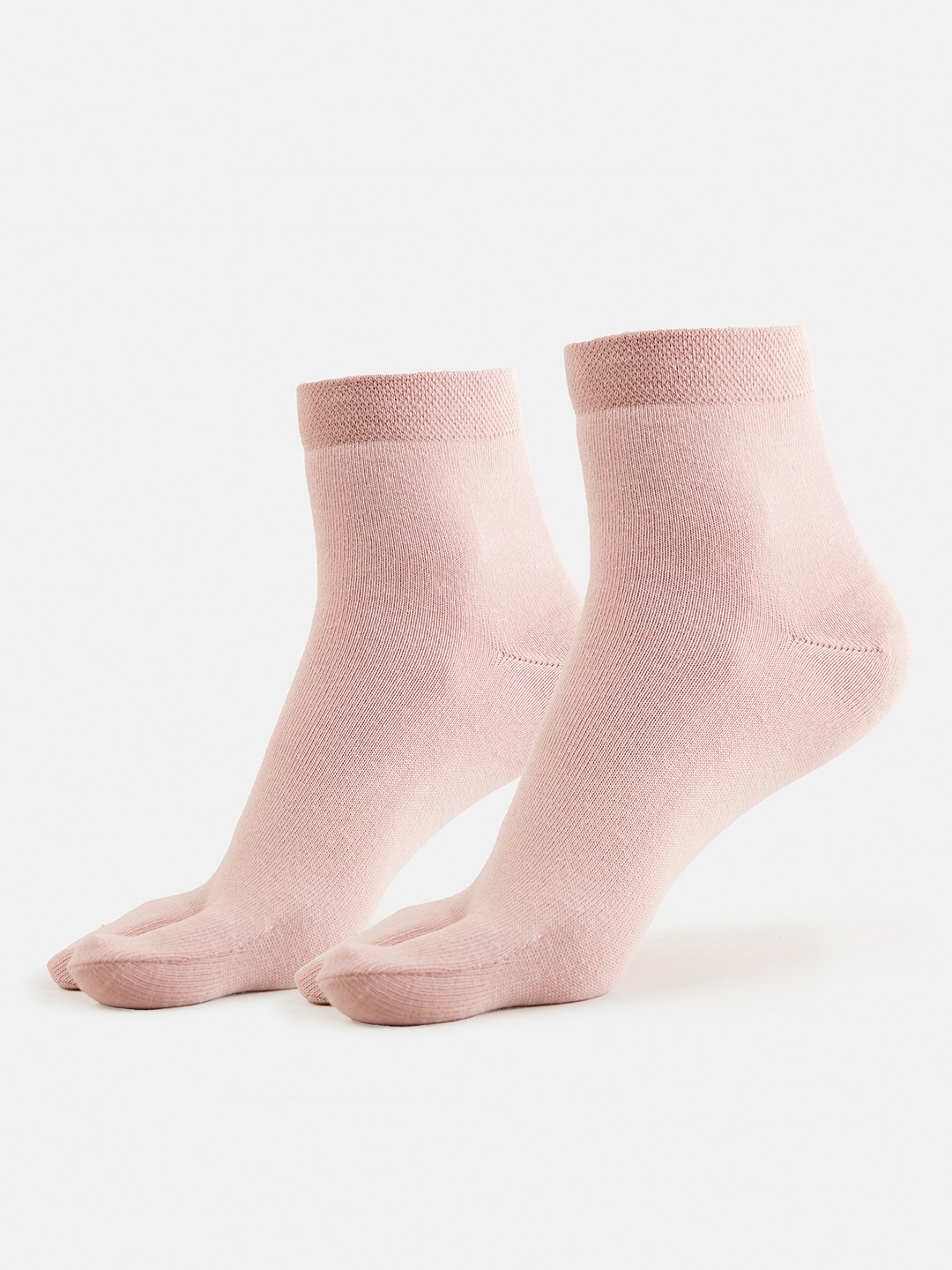 

Jockey Pack Of 2 Compact Cotton Stretch Toe Socks with StayFresh Treatment-7487, Mauve