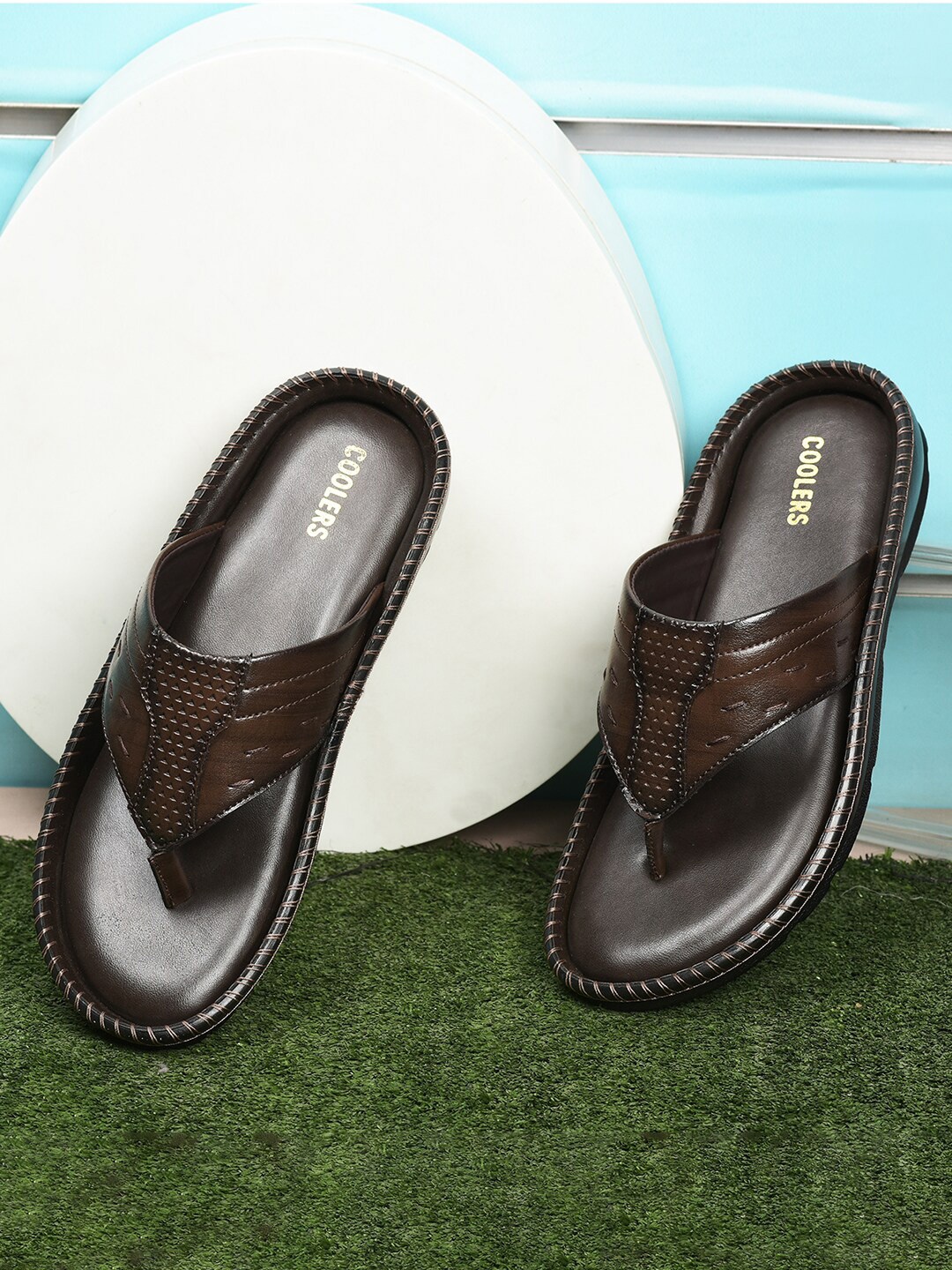 

Liberty Men Open Toe Comfort Sandals, Brown