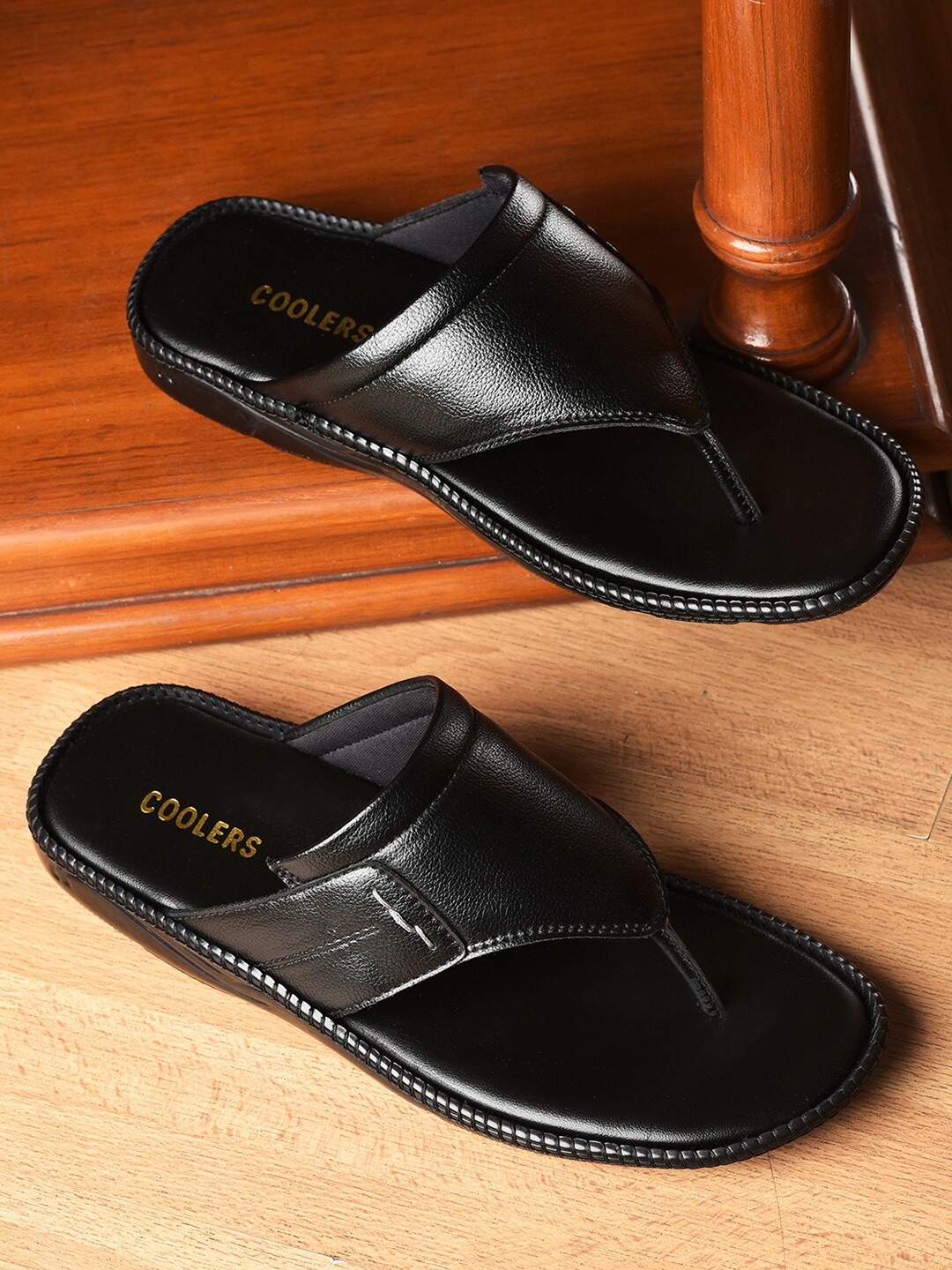 

Liberty Men Black Comfort Sandals