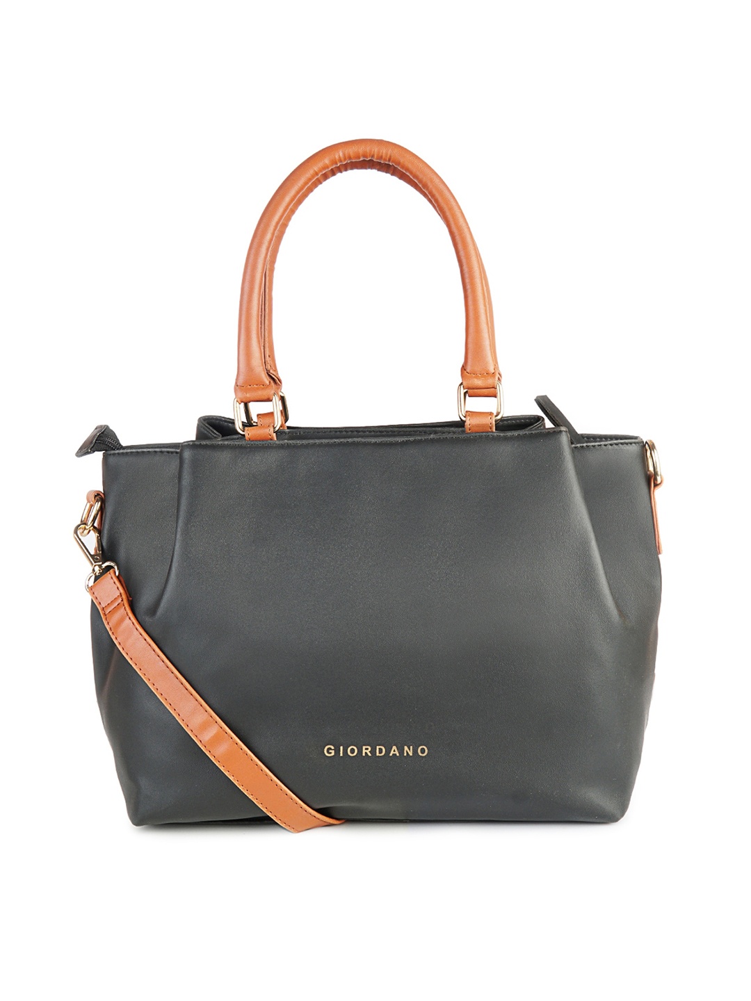 

GIORDANO Pu Structured Handheld Bag, Black