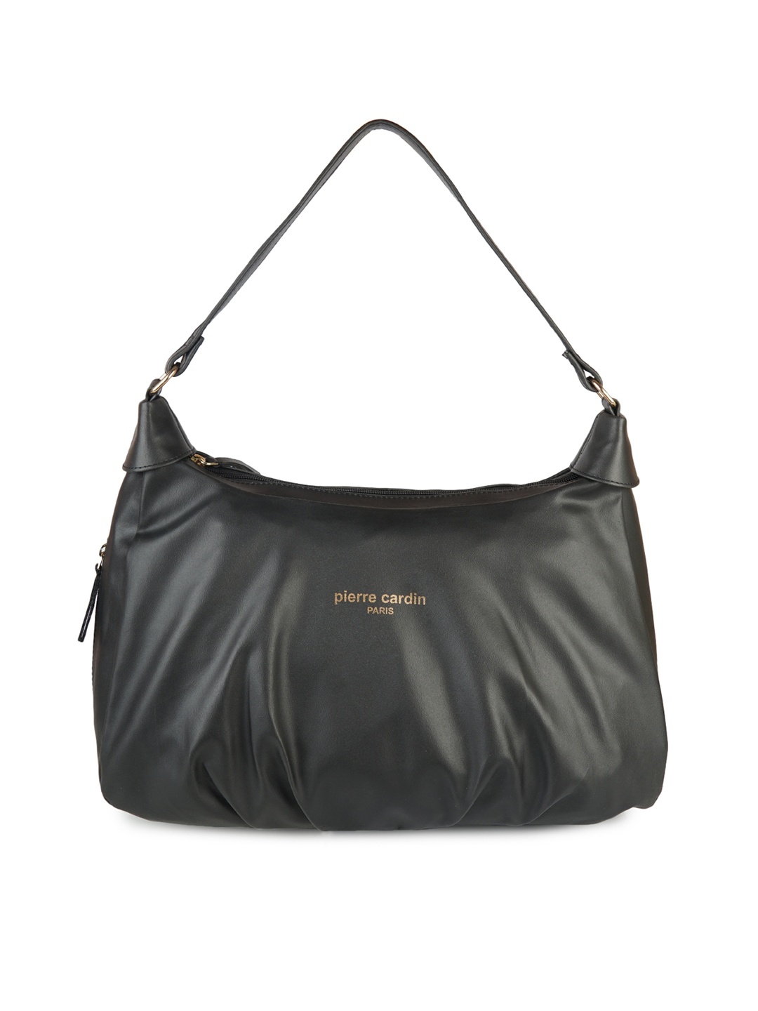 

pierre cardin Structured Hobo Bag, Black