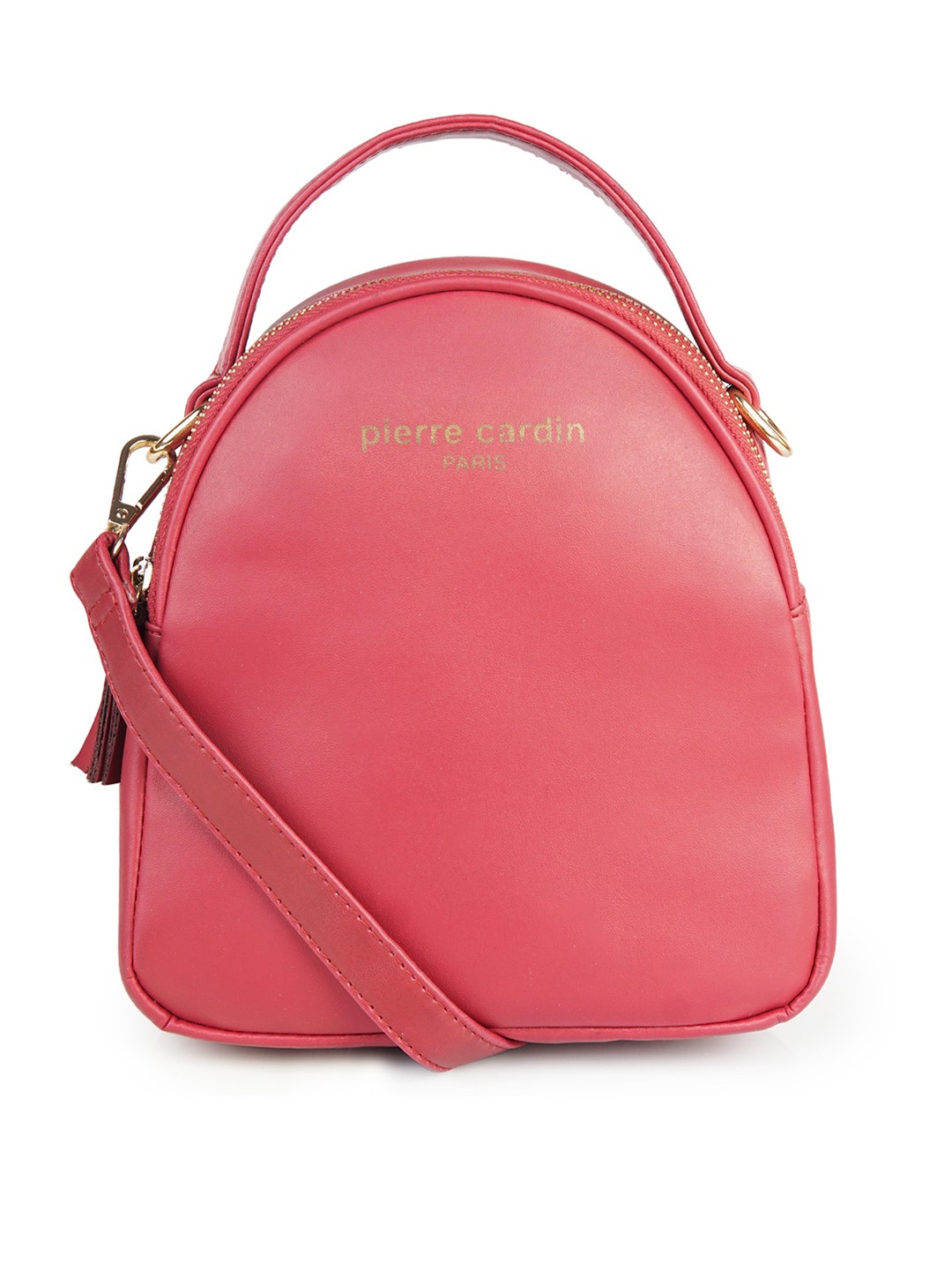 

pierre cardin Red PU Structured Handheld Bag