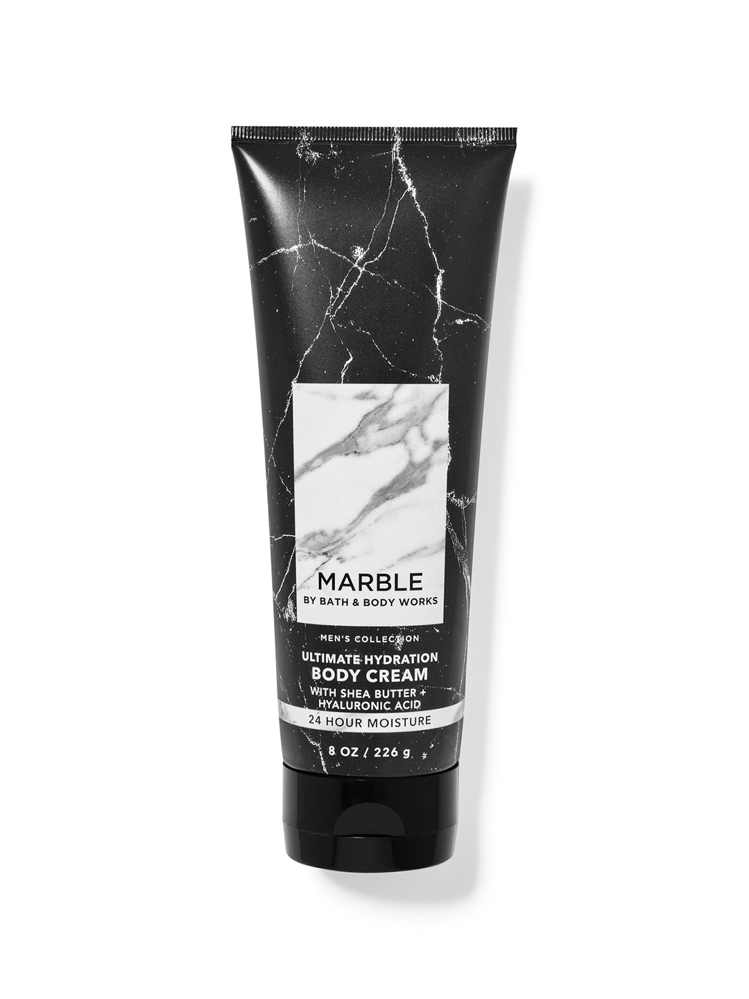 

Bath & Body Works Mens Collection Marble Ultimate Hydration Body Cream - 226g, Black