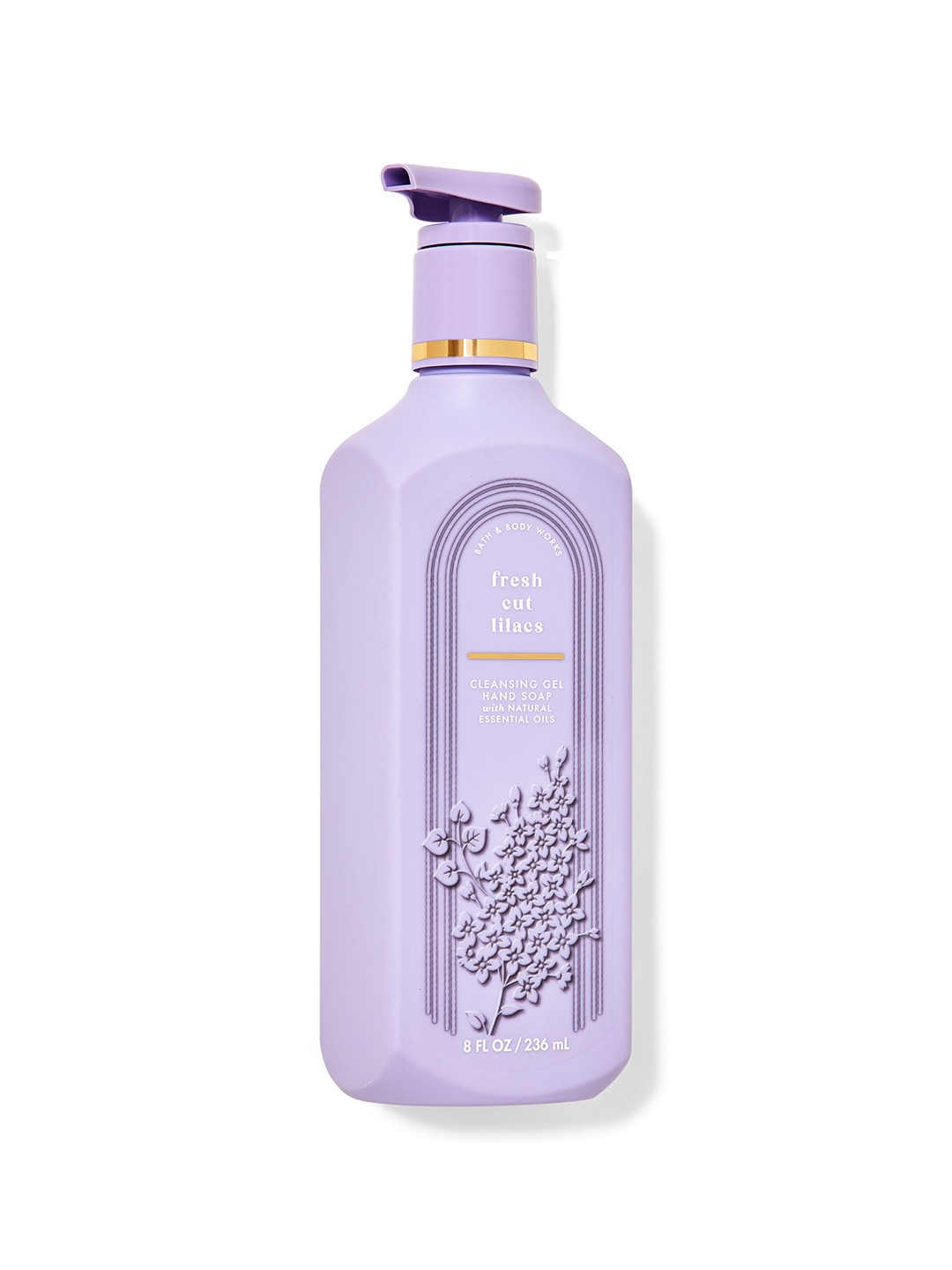 

Bath & Body Works Fresh Cut Lilacs Cleansing Gel Hand Soap with Essential Oils - 236ml, Lavender