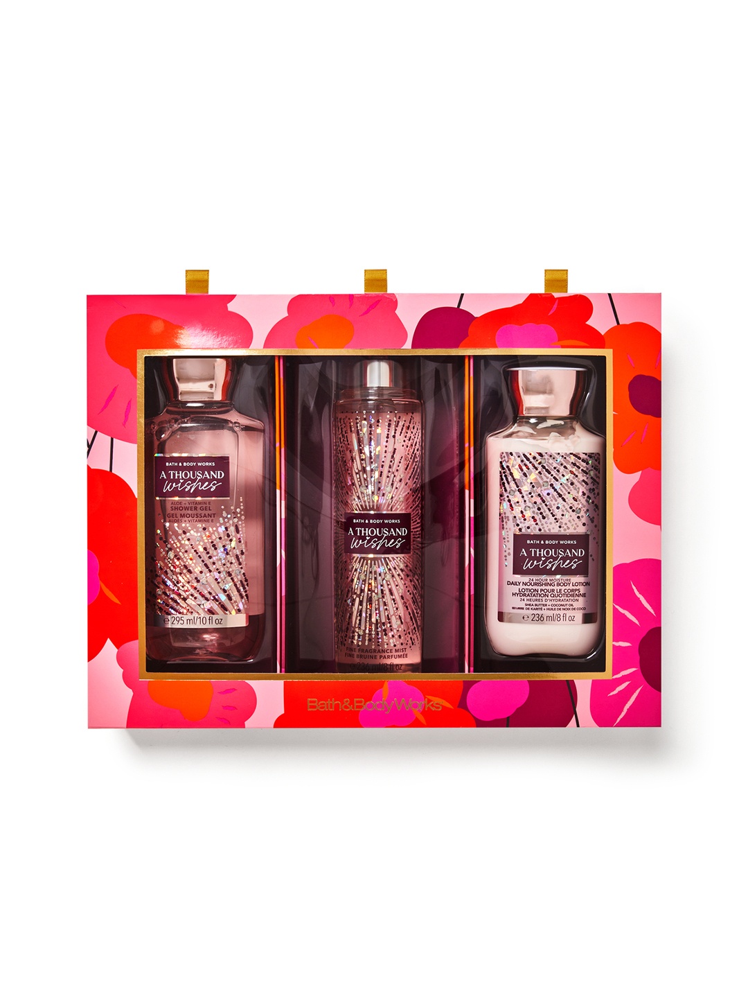 

Bath & Body Works A Thousand Wishes Gift Box Set, Pink