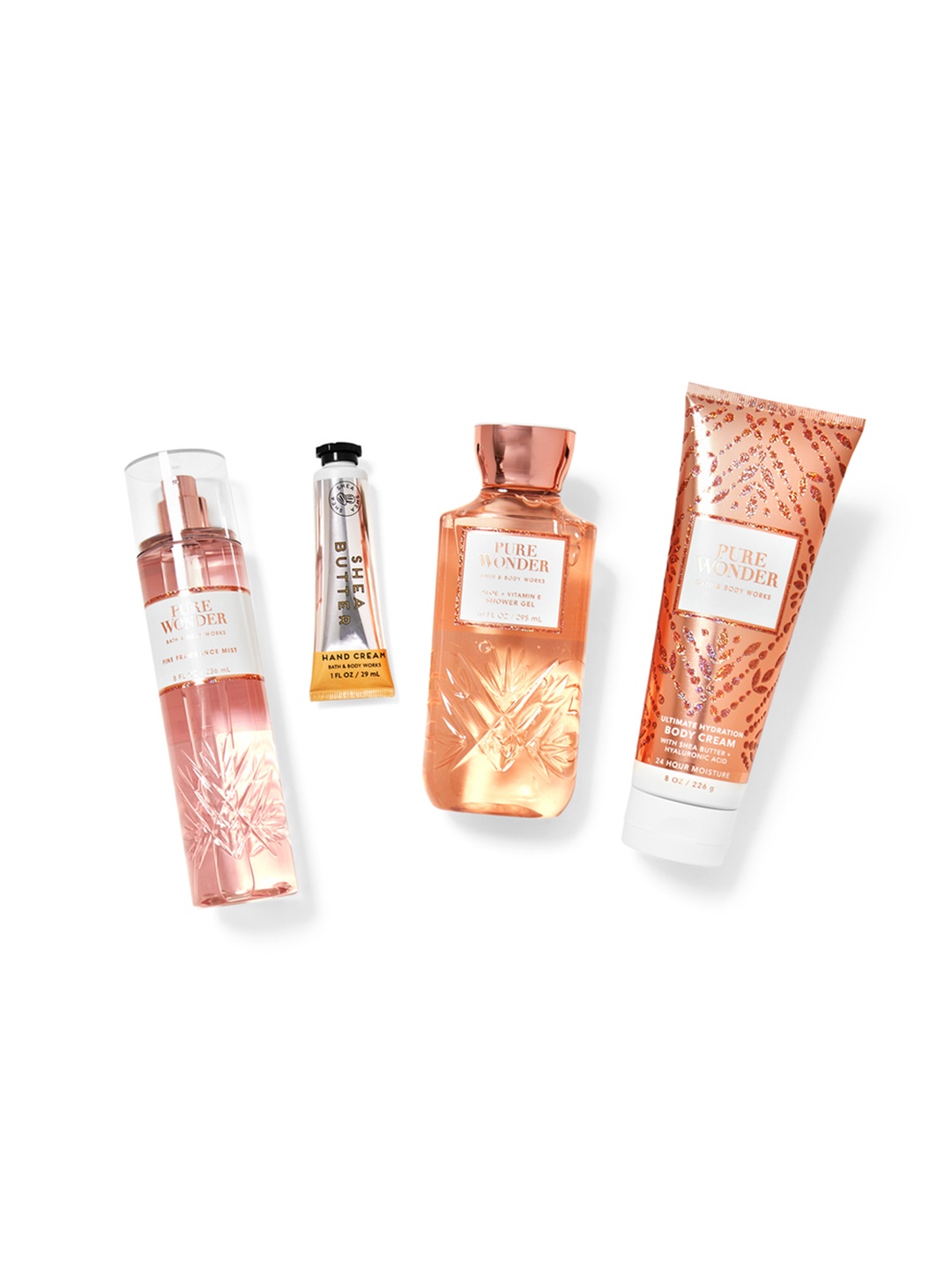 

Bath & Body Works Pure Wonder Gift Bag Set, Rose gold