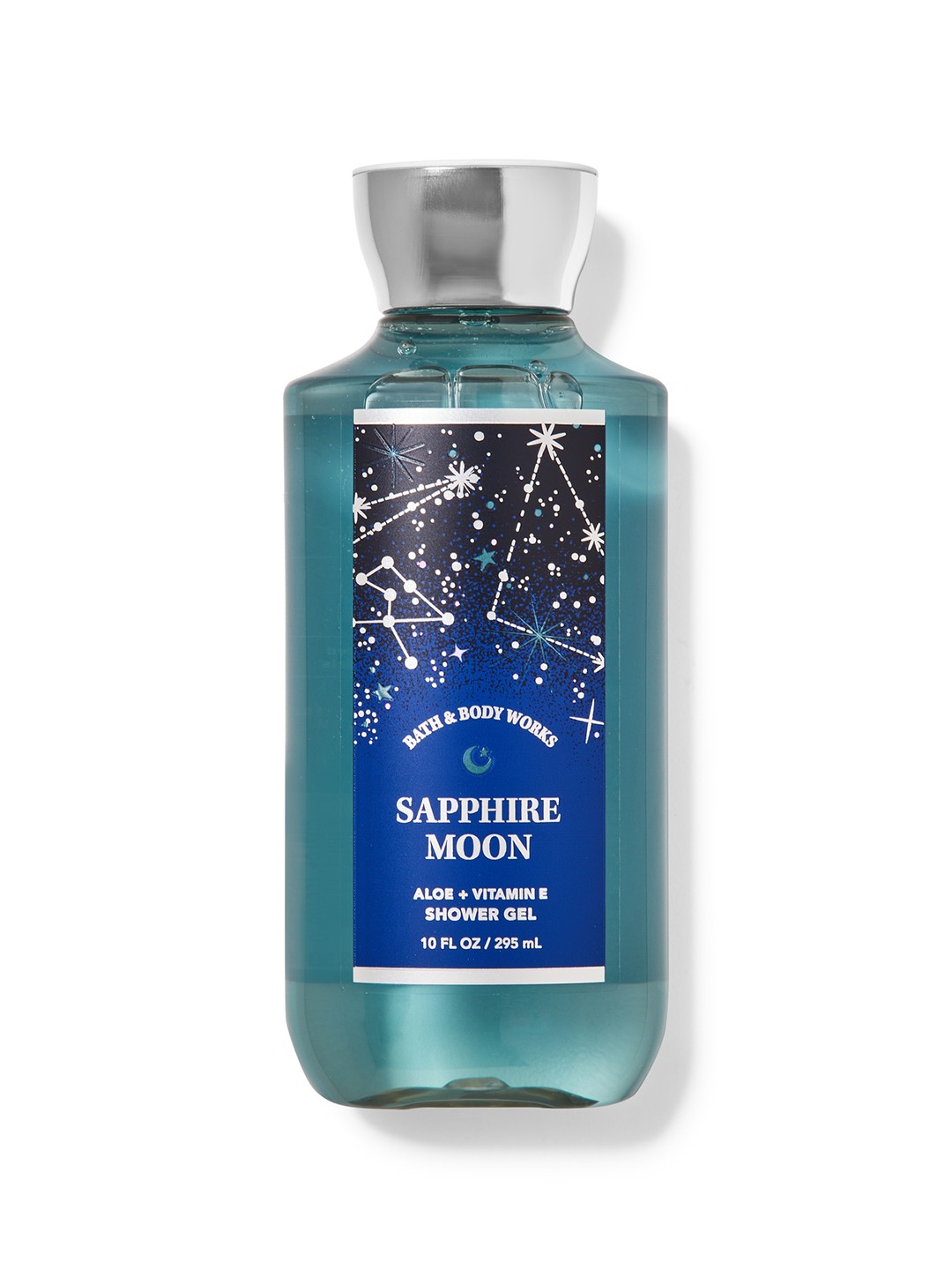 

Bath & Body Works Sapphire Moon Shower Gel with Vitamin E & Aloe Vera - 295 ml, Blue