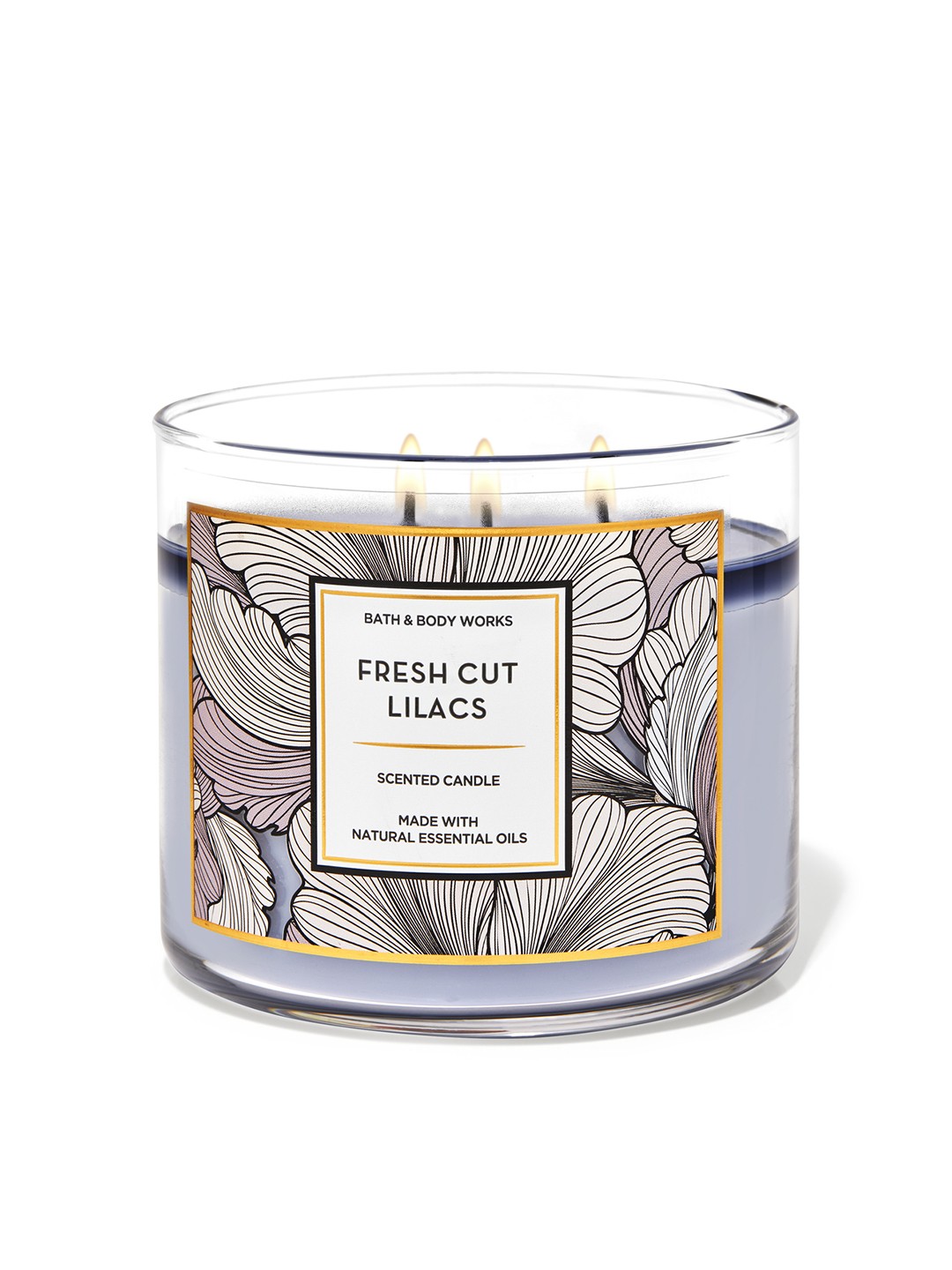 

Bath & Body Works Fresh Cut Lilacs 3-Wick Candle - 411 g, Purple
