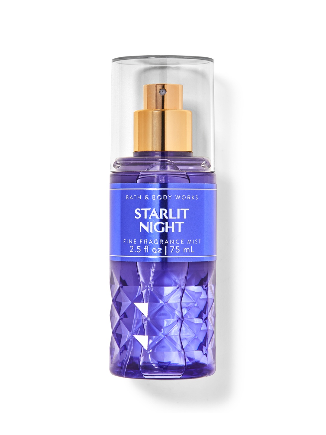 

Bath & Body Works Starlit Night Travel Size Fine Fragrance Mist - 75 ml, Blue