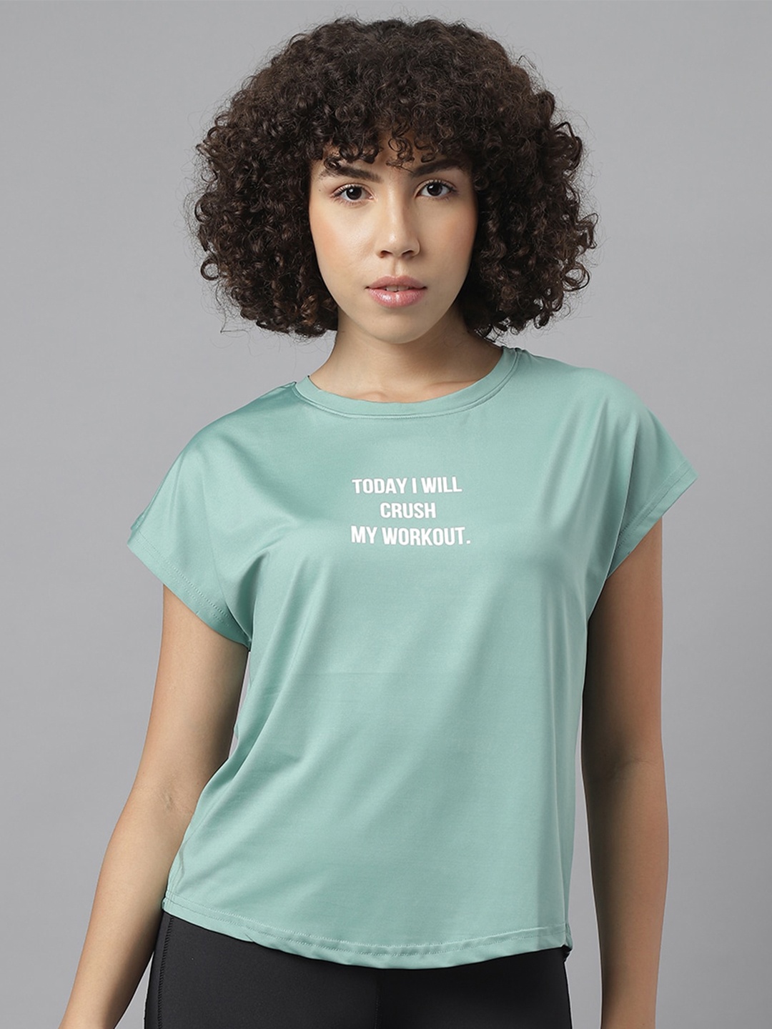 

MKH Typography Printed Dri-FIT T-shirt, Green
