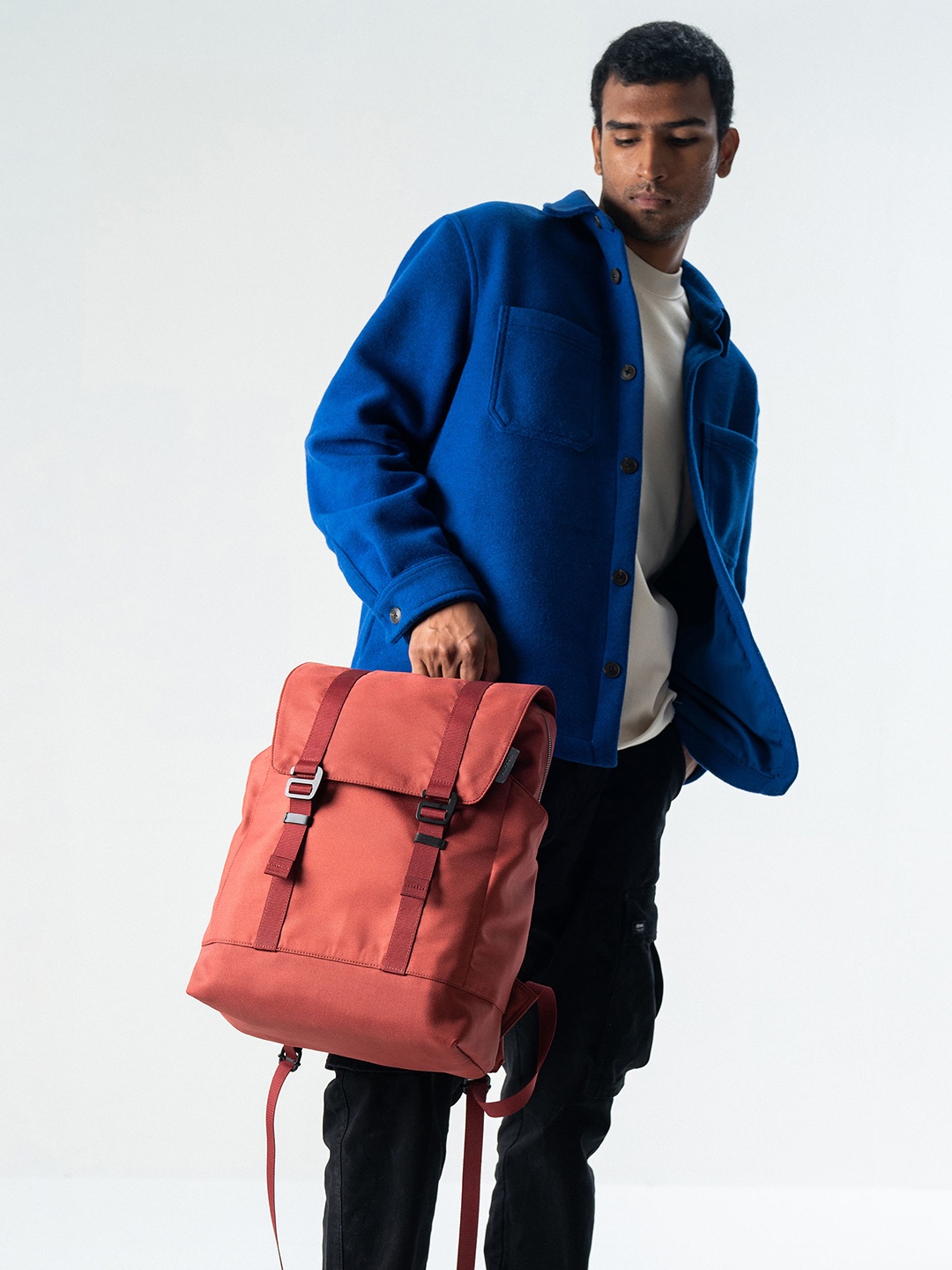 

DailyObjects Recycled Taiga Laptop Backpack, Red