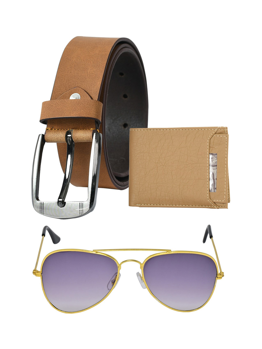 

Kastner Men Leather Accessory Gift Set, Tan