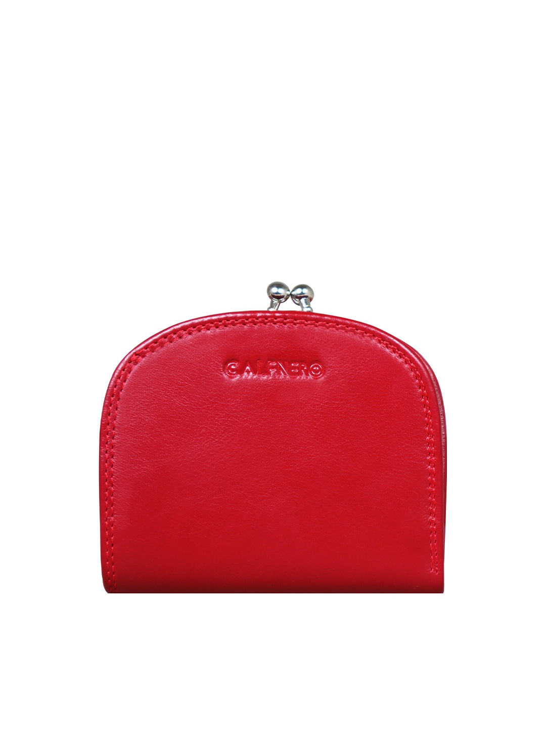 

CALFNERO Genuine Leather Purse Clutch, Red