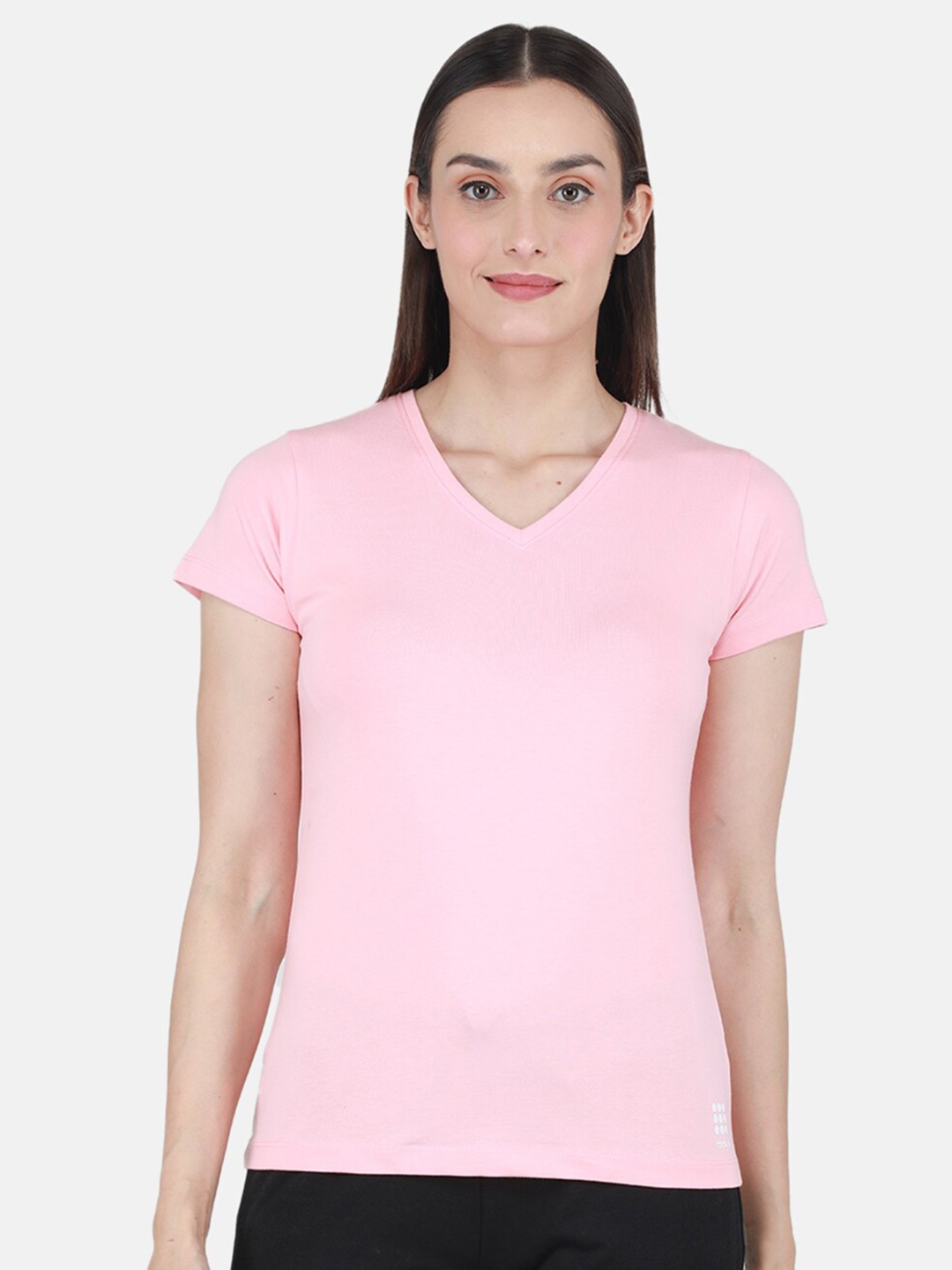 

rock.it V-Neck Short Sleeves T-Shirt, Pink