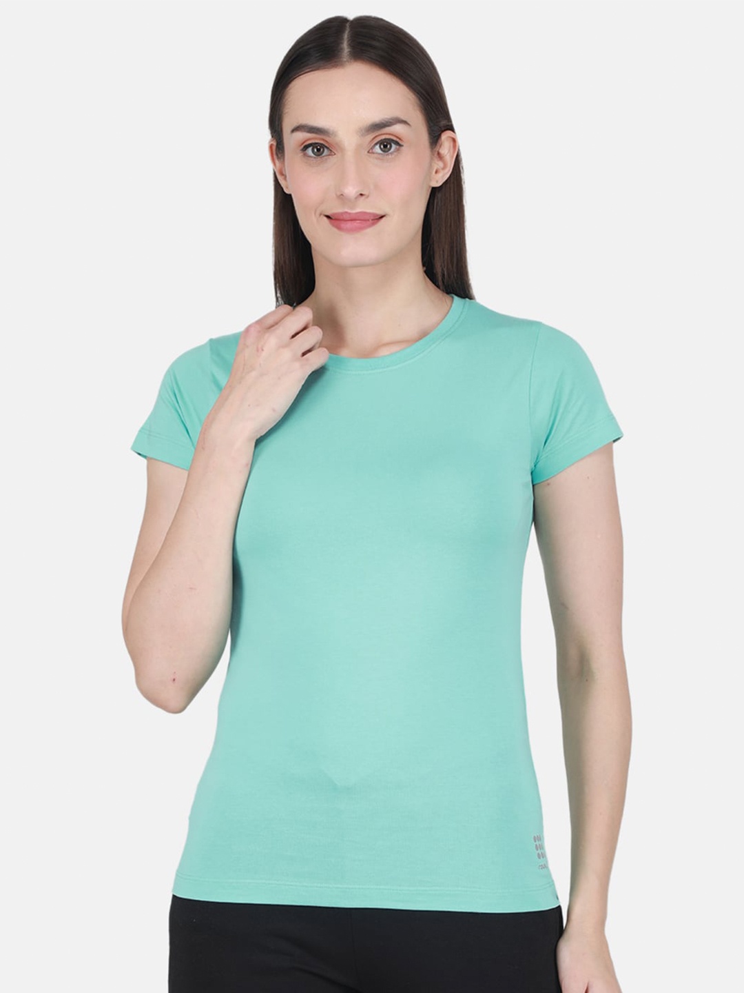 

rock.it Round Neck Short Sleeves Regular Fit T-Shirt, Turquoise blue